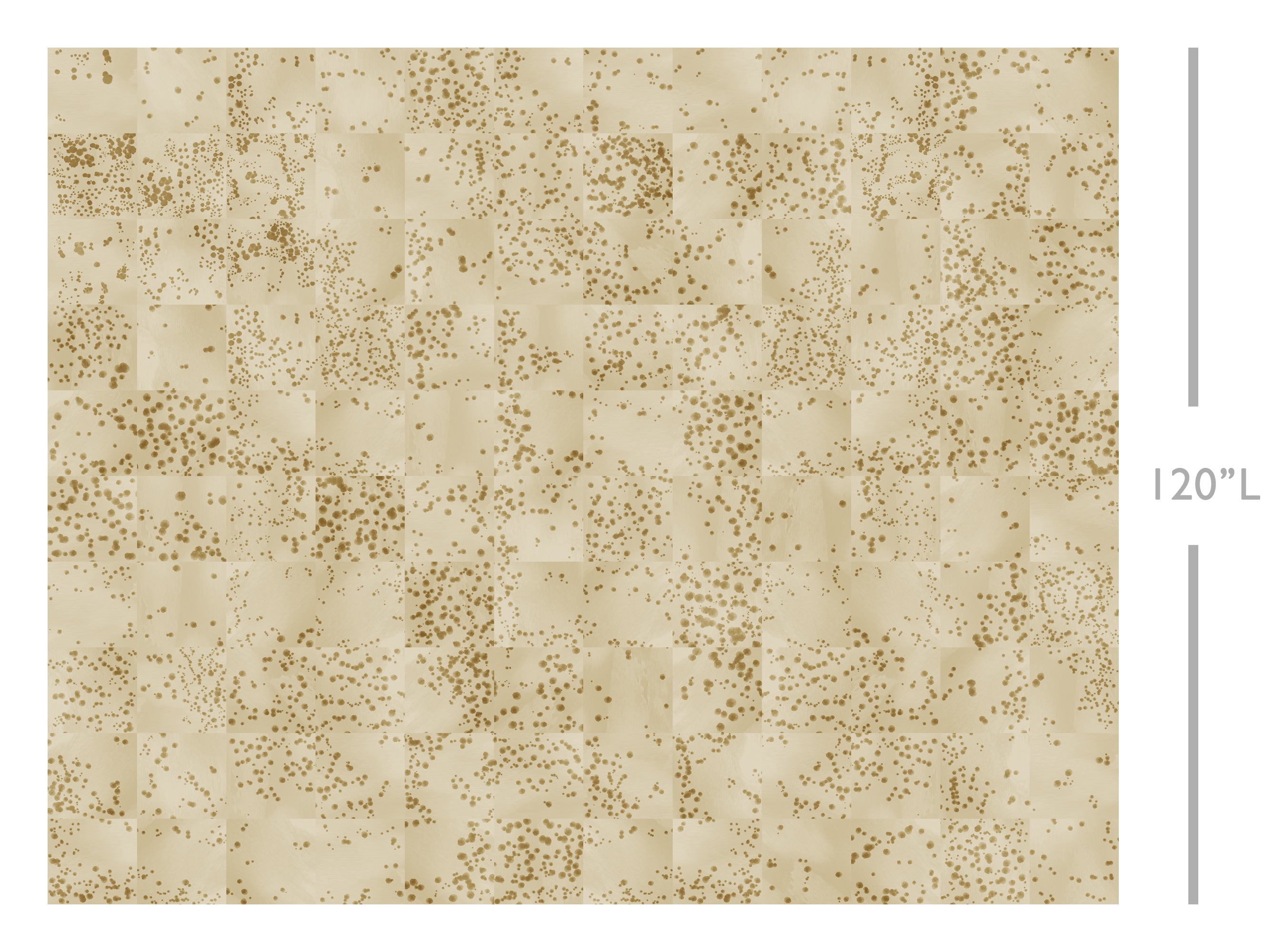 Wild Tile© Wallpaper in Macadamia