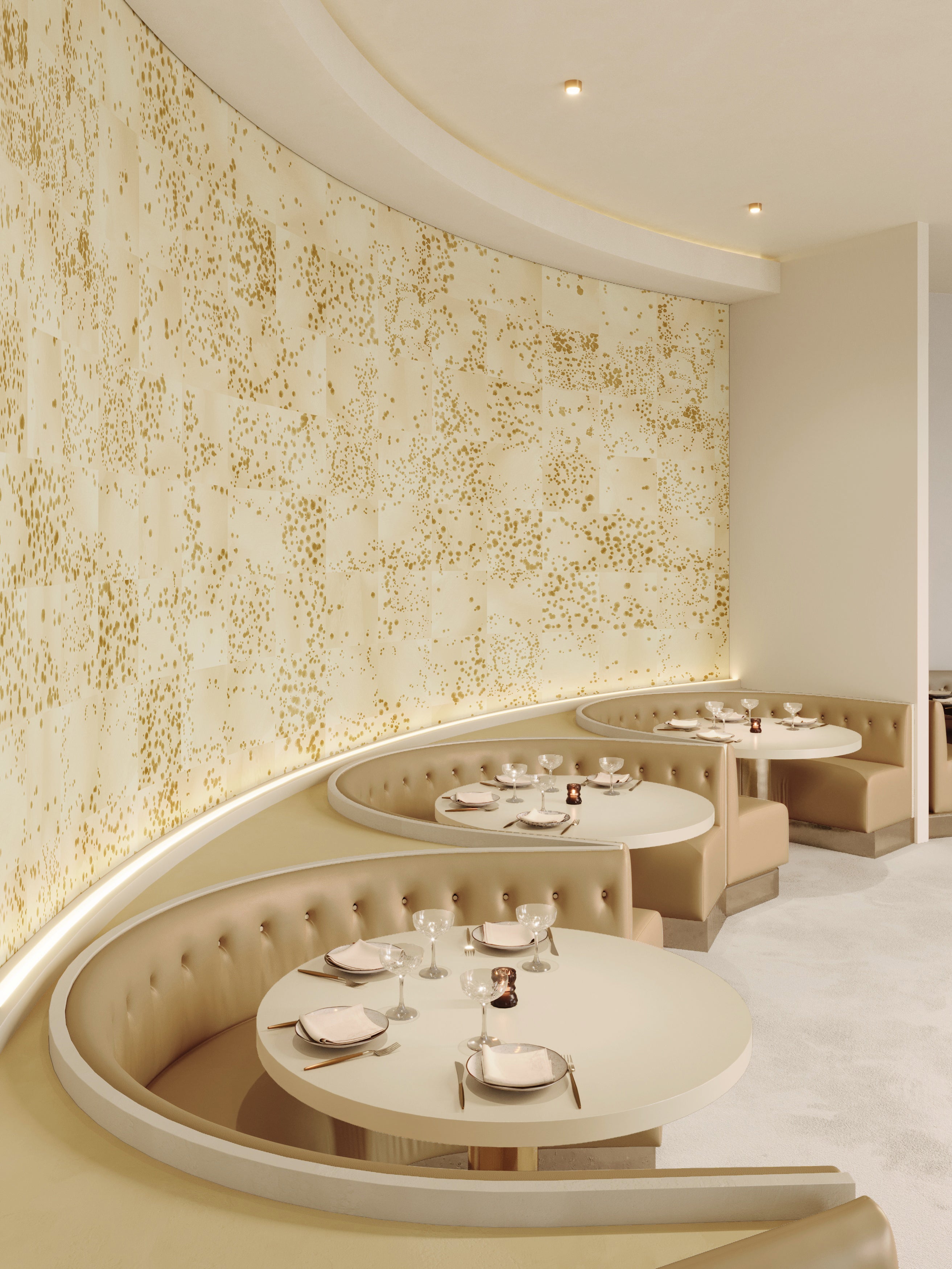 Wild Tile© Wallpaper in Macadamia