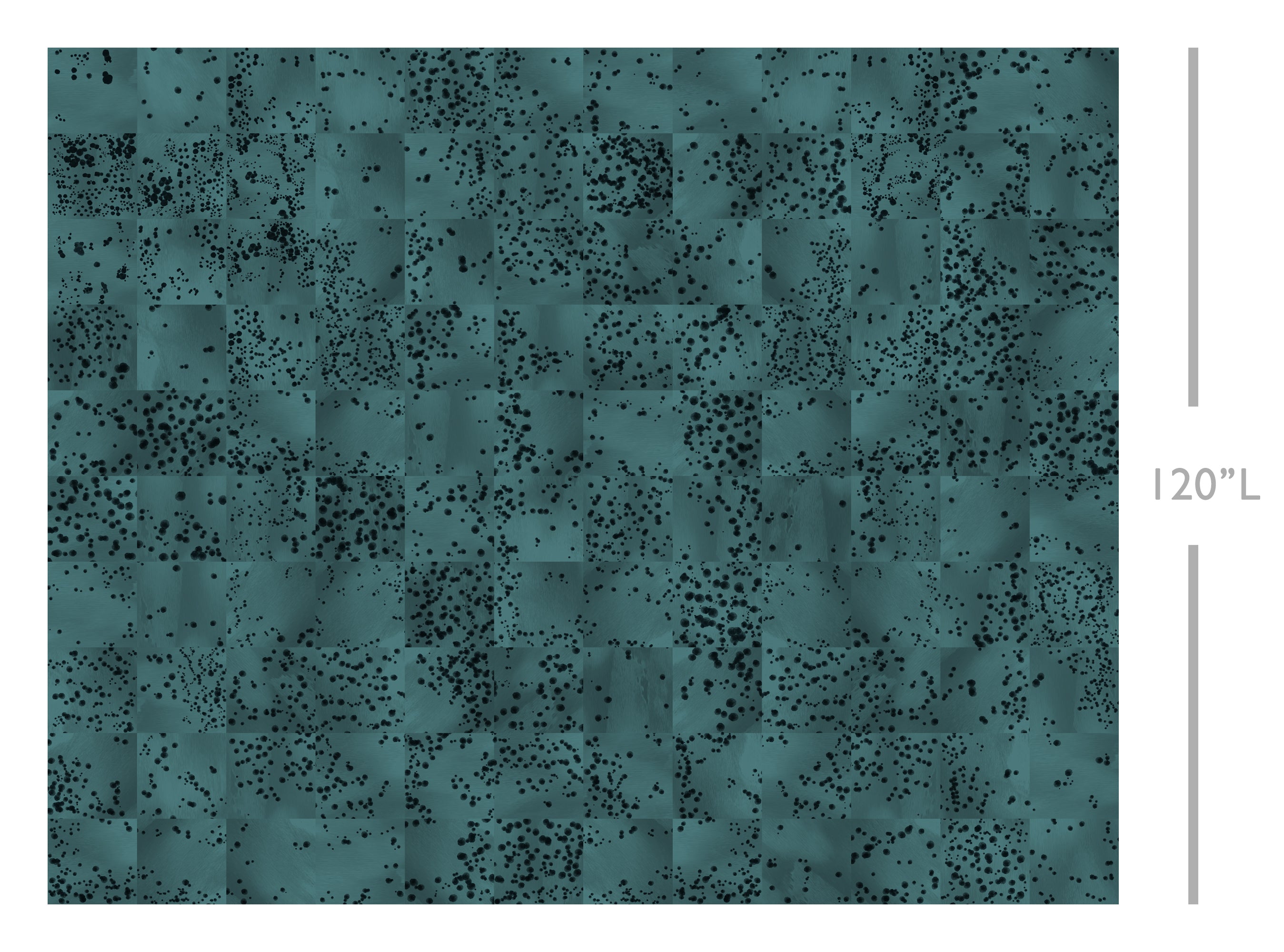 Wild Tile© Wallpaper in Mermaid