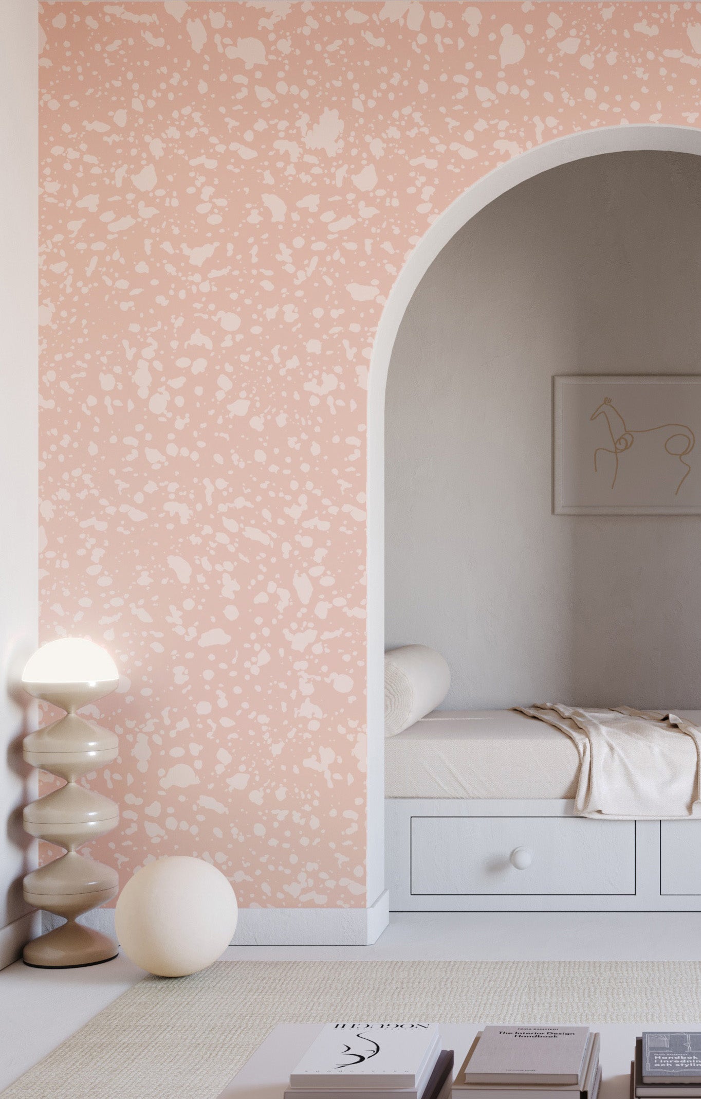 Appaloosa© Mural Wallpaper in Azalea