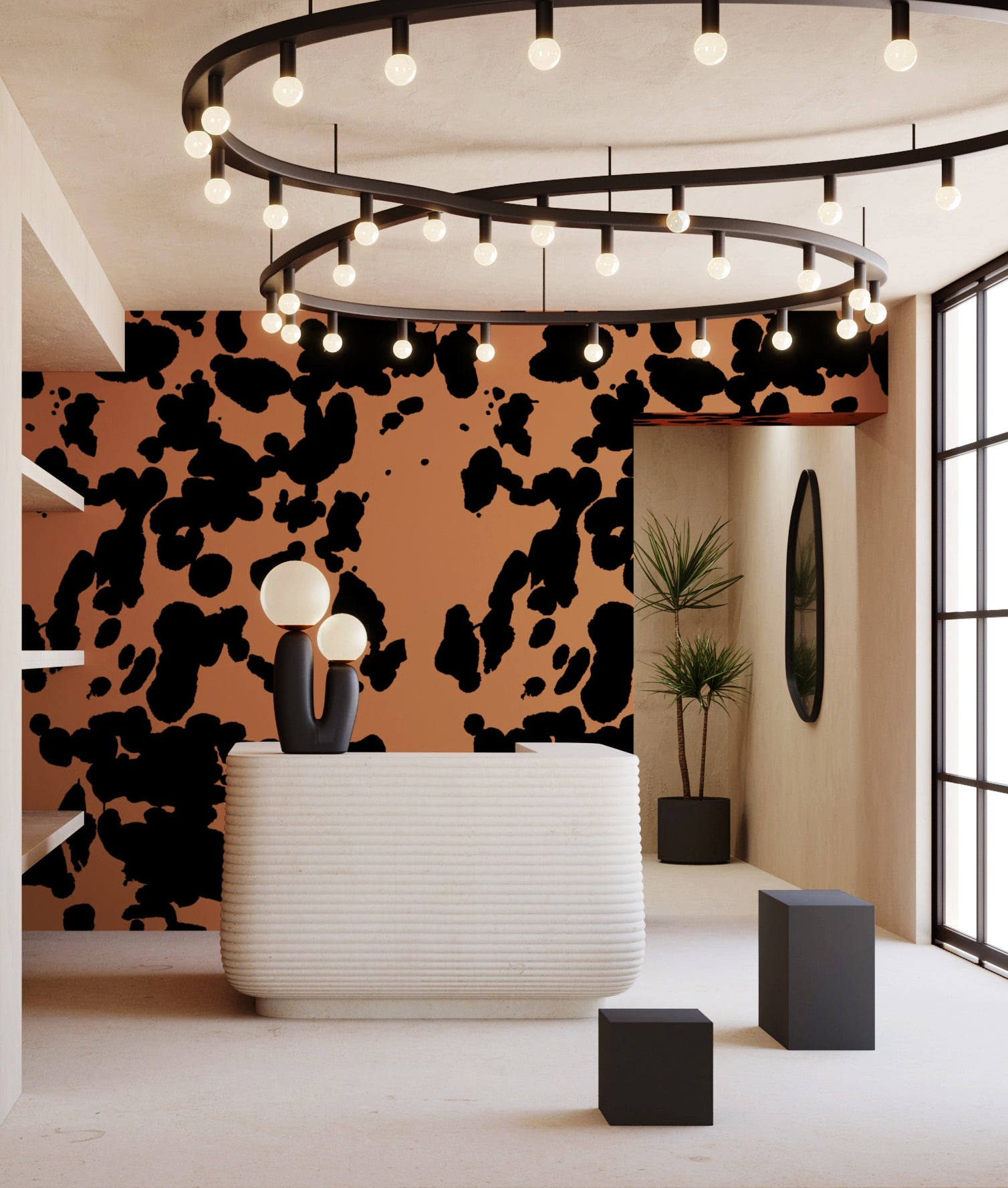 Bovine© Wallpaper in Chestnut