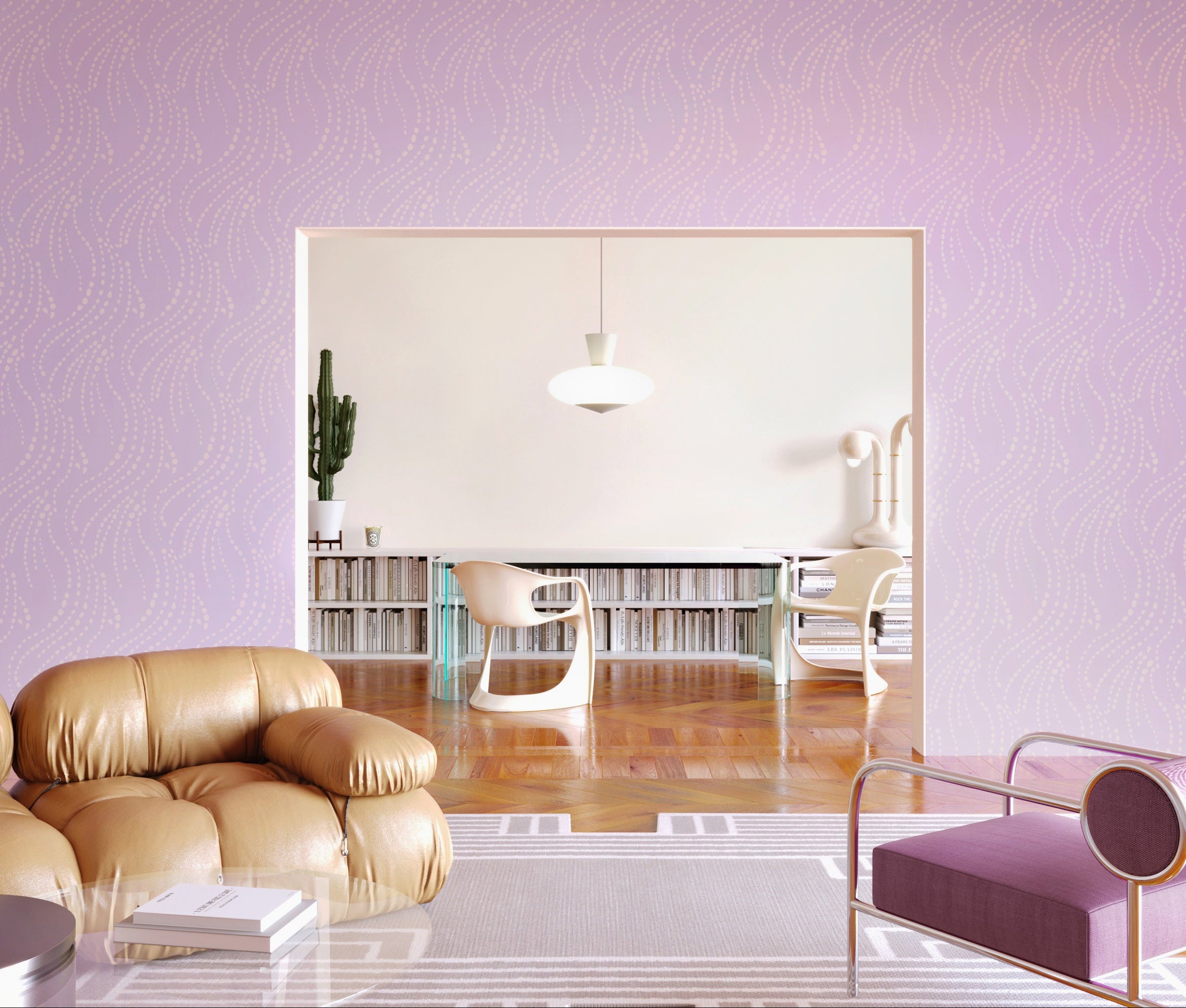 Branding Iron© Wallpaper in Lilac