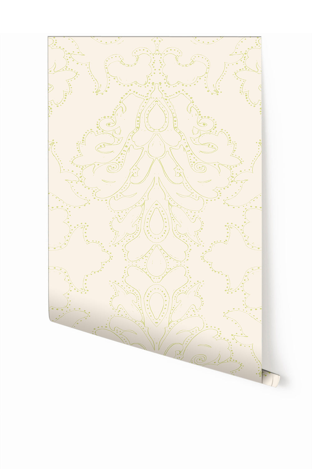 Western Damask© Wallpaper in Clover