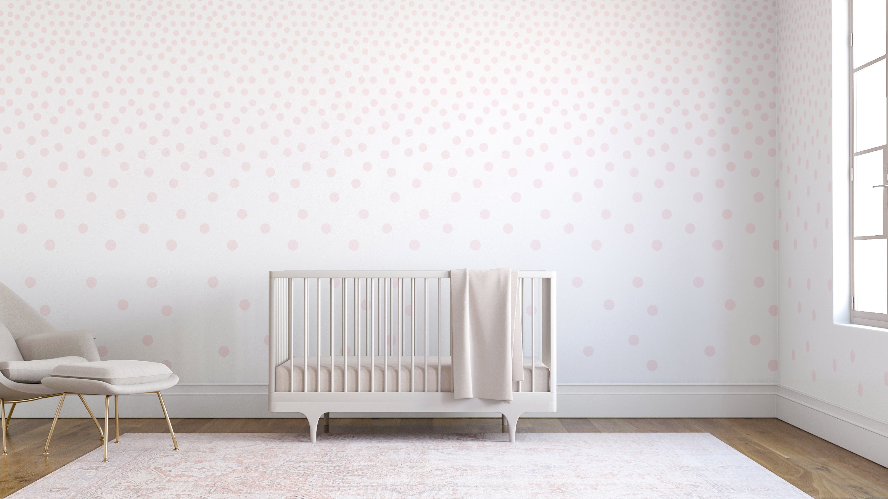Confetti© Wallpaper in Blush