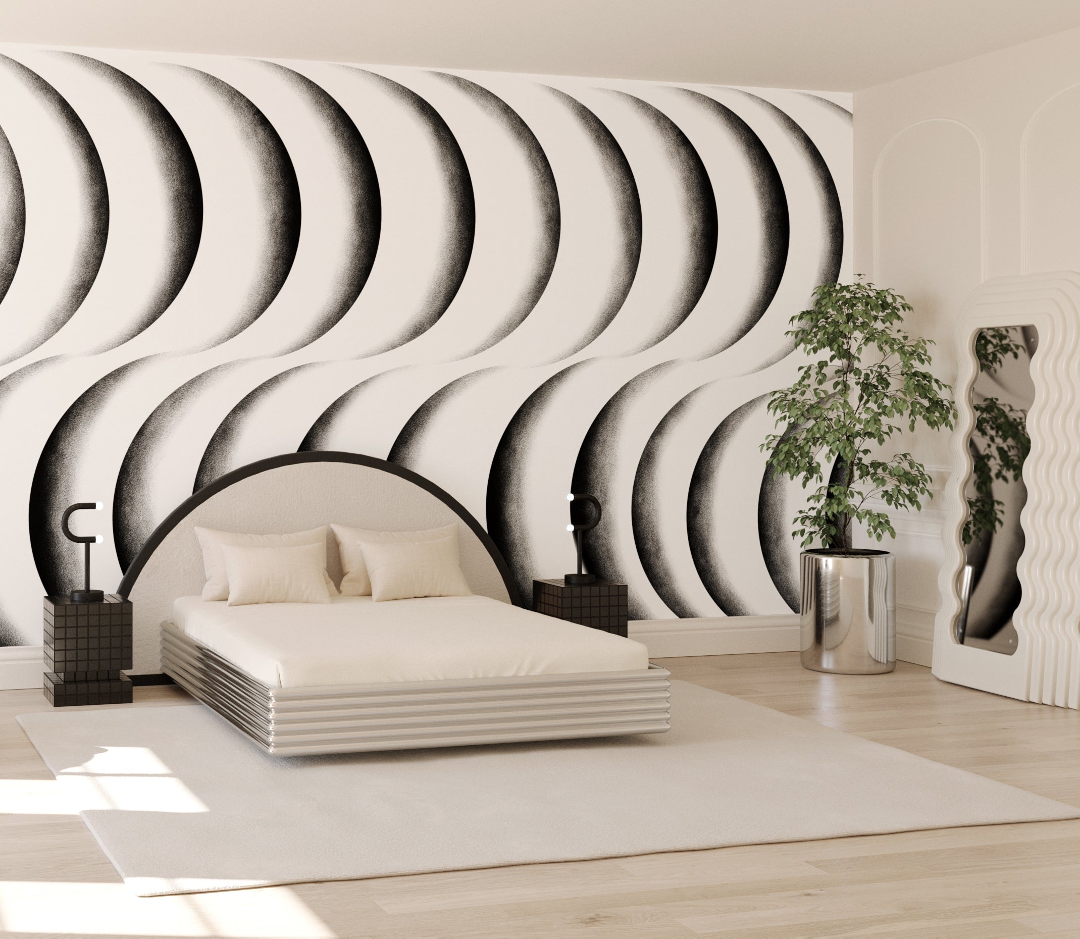 Coque© Wallpaper in Black + White