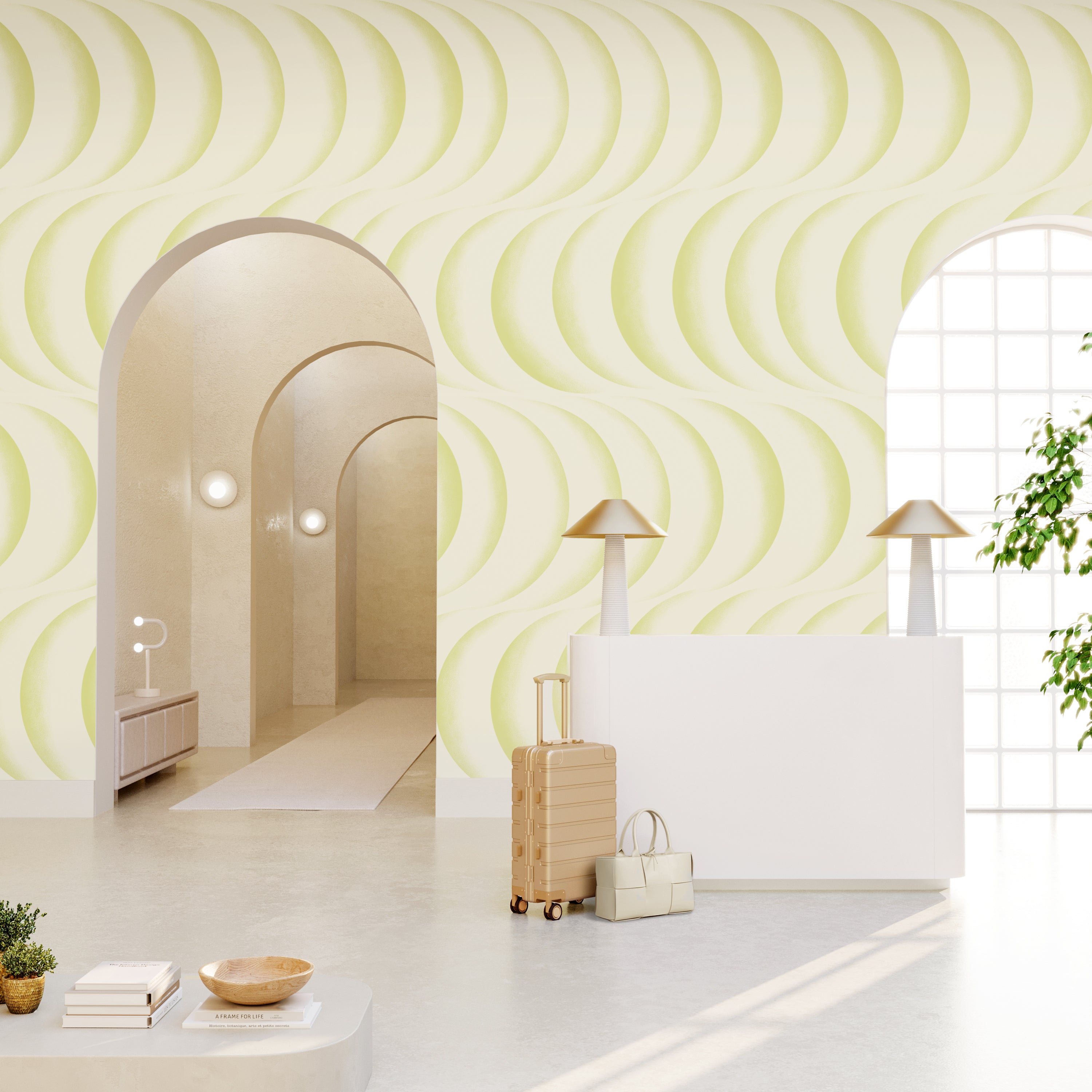 Coque© Wallpaper in Kiwi