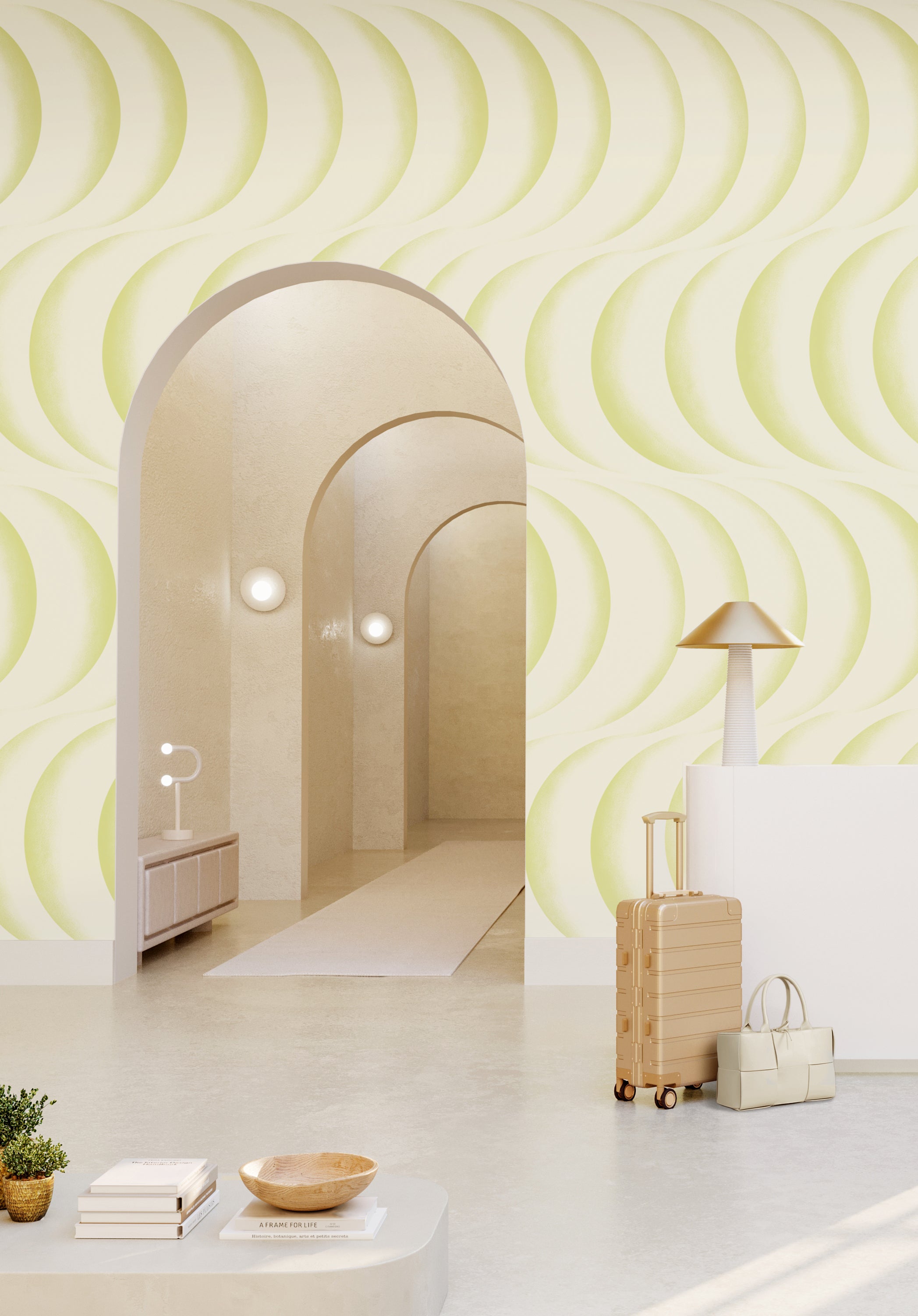 Coque© Wallpaper in Kiwi