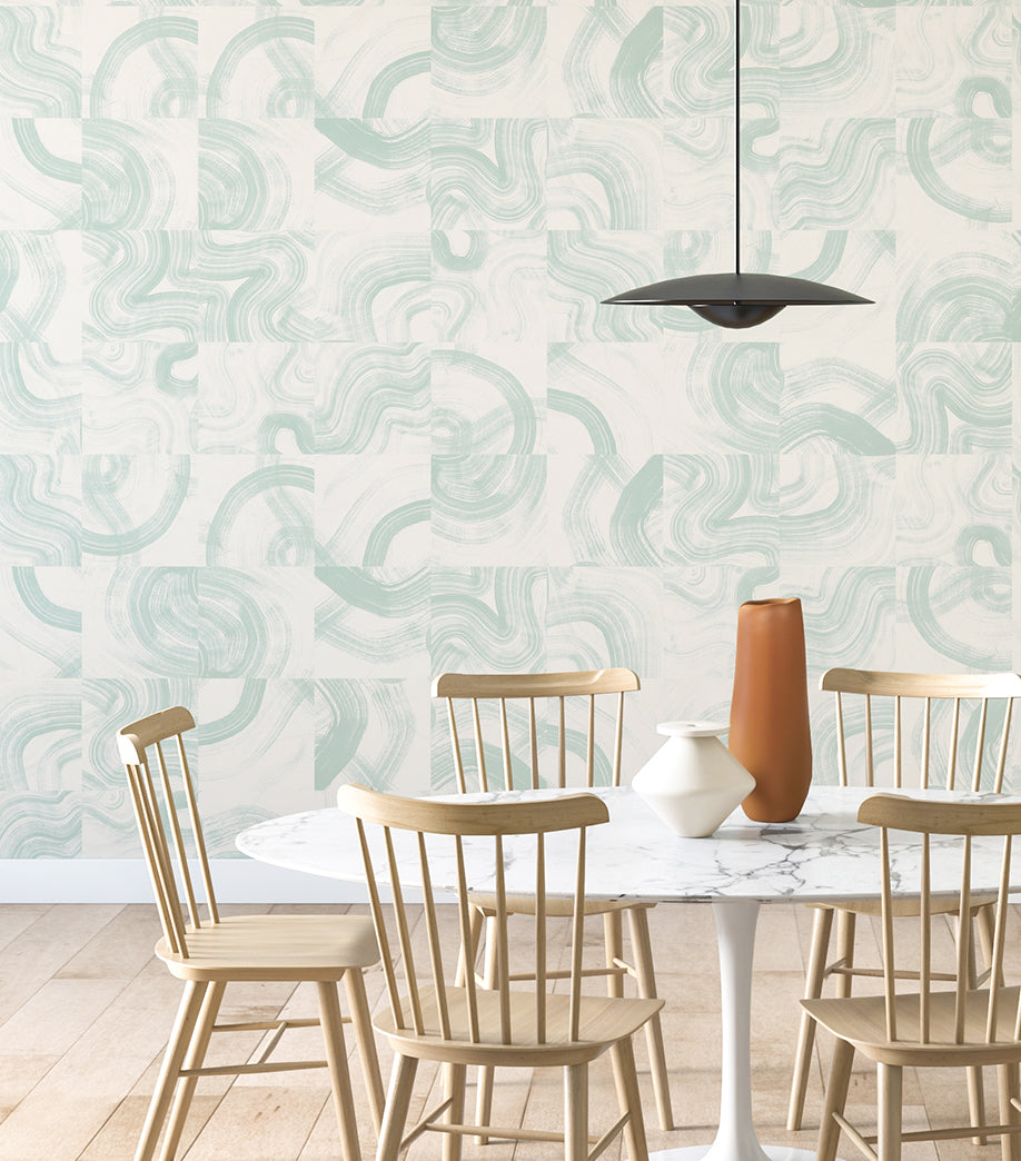 Sediment #3© Wallpaper in Mint