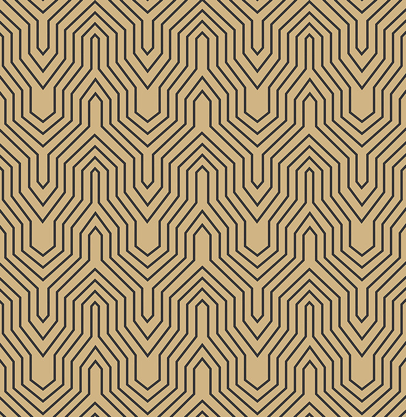 The Gatsby© Wallpaper in Banana from drop it MODERN.