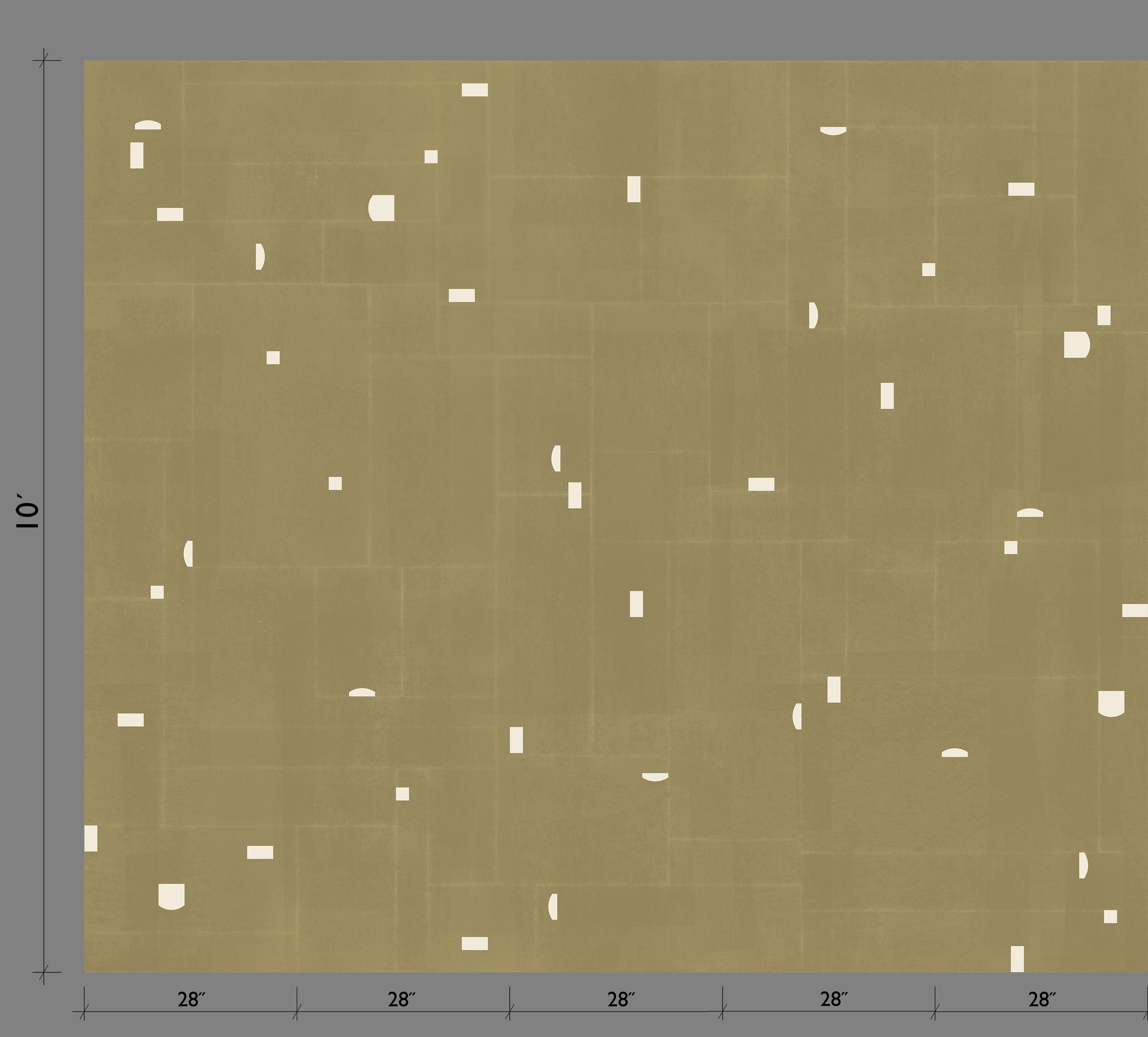 The Geometrico© Wallpaper in Turtle template from drop it MODERN