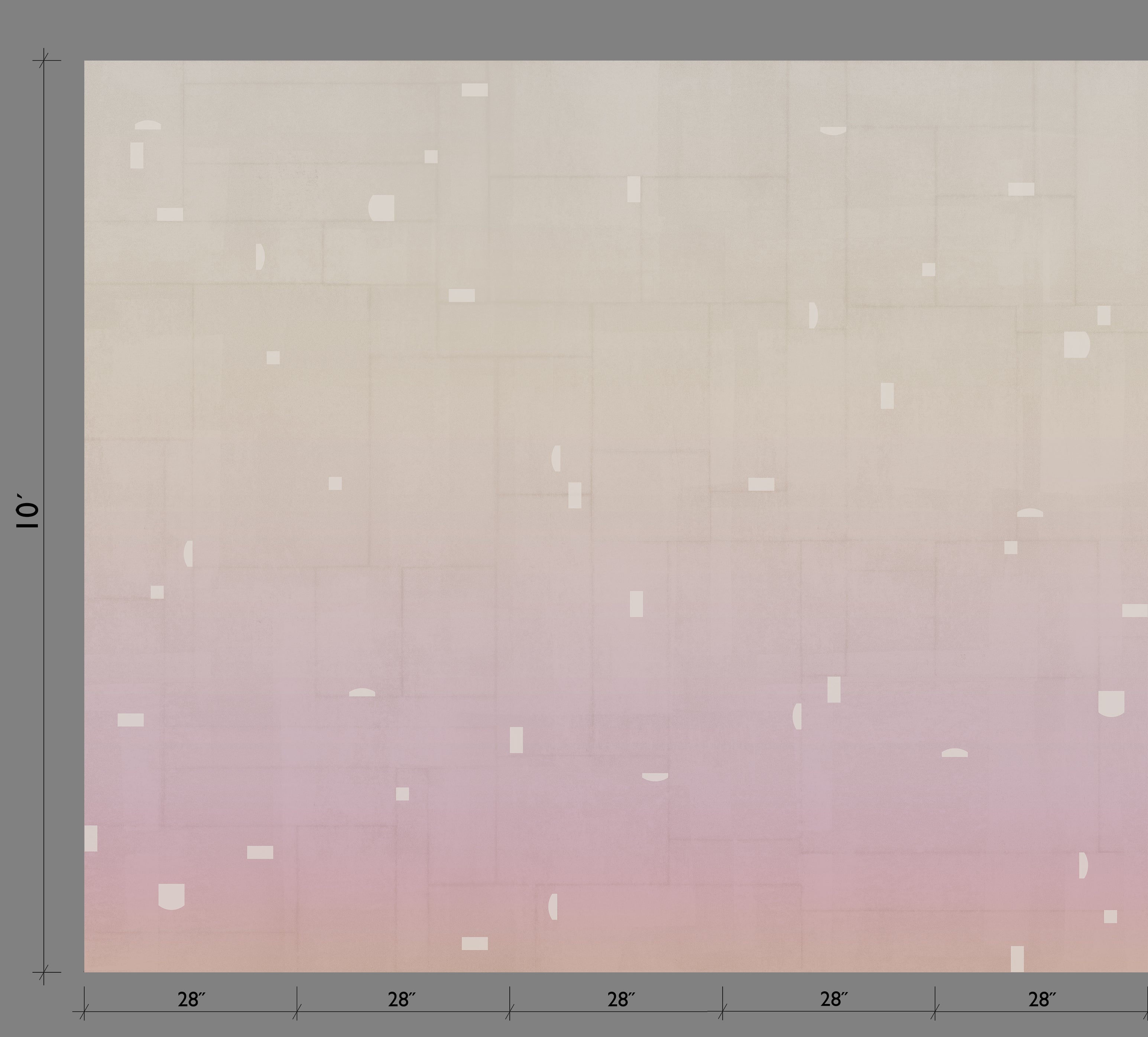 The Geometrico© Wallpaper in Mirage template from drop it MODERN.