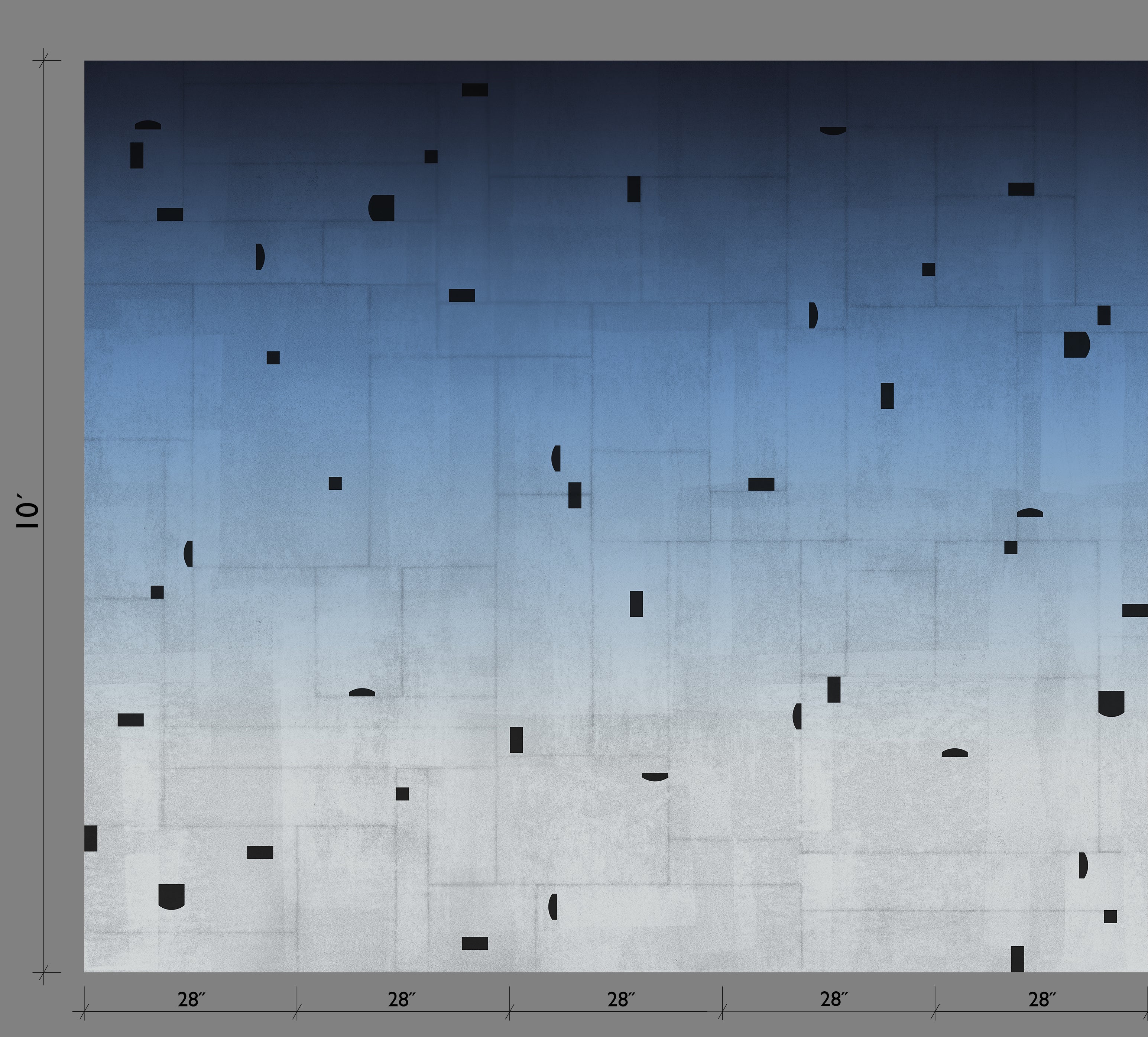 The Geometrico© Wallpaper in Thunder template from drop it MODERN