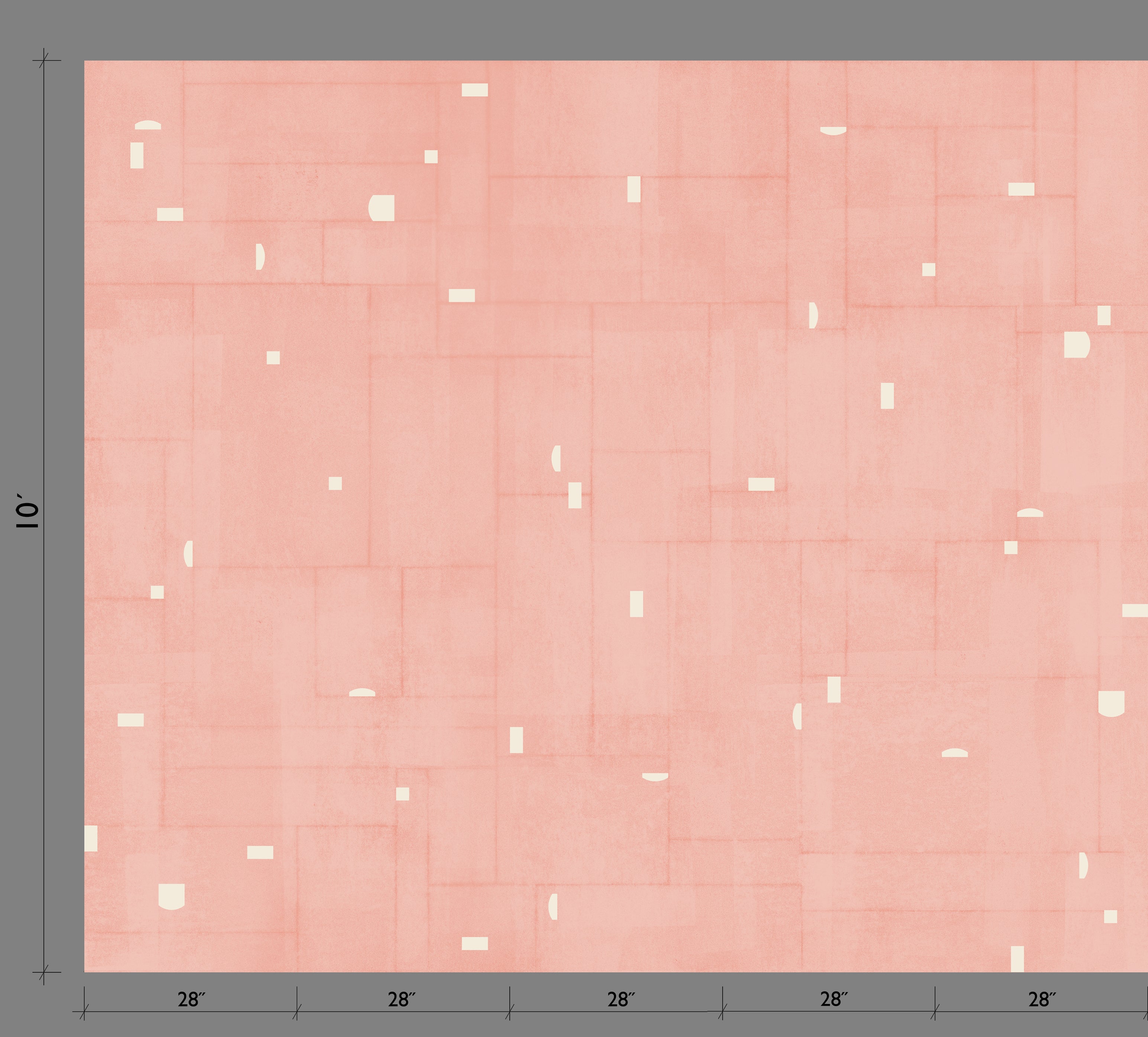 The Geometrico© Wallpaper in Slipper template from drop it MODERN