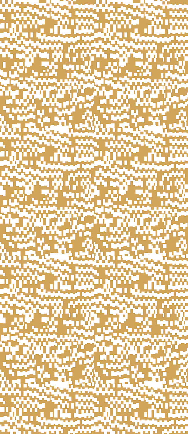 Pixel© Wallpaper in Golden Girl + Cremé