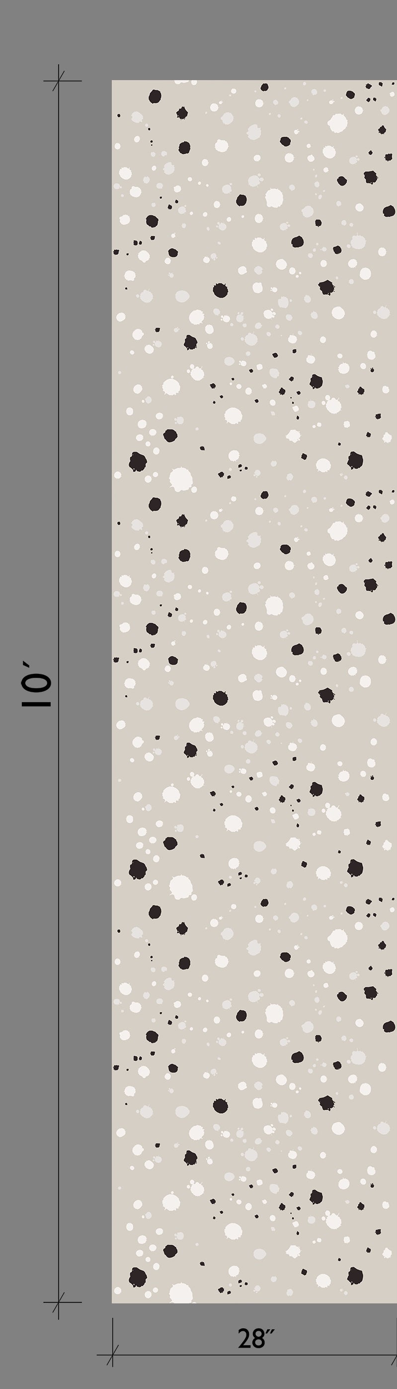 Ink Drop© Wallpaper in Stone