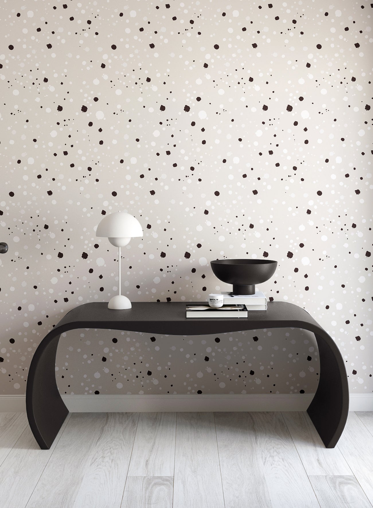 Ink Drop© Wallpaper in Stone