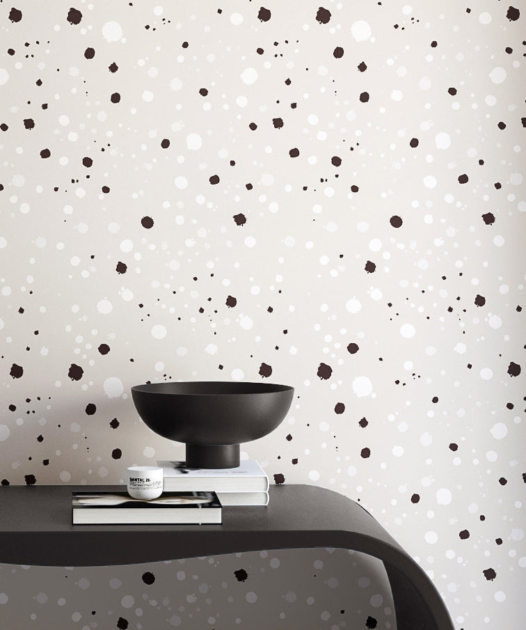 Ink Drop© Wallpaper in Stone