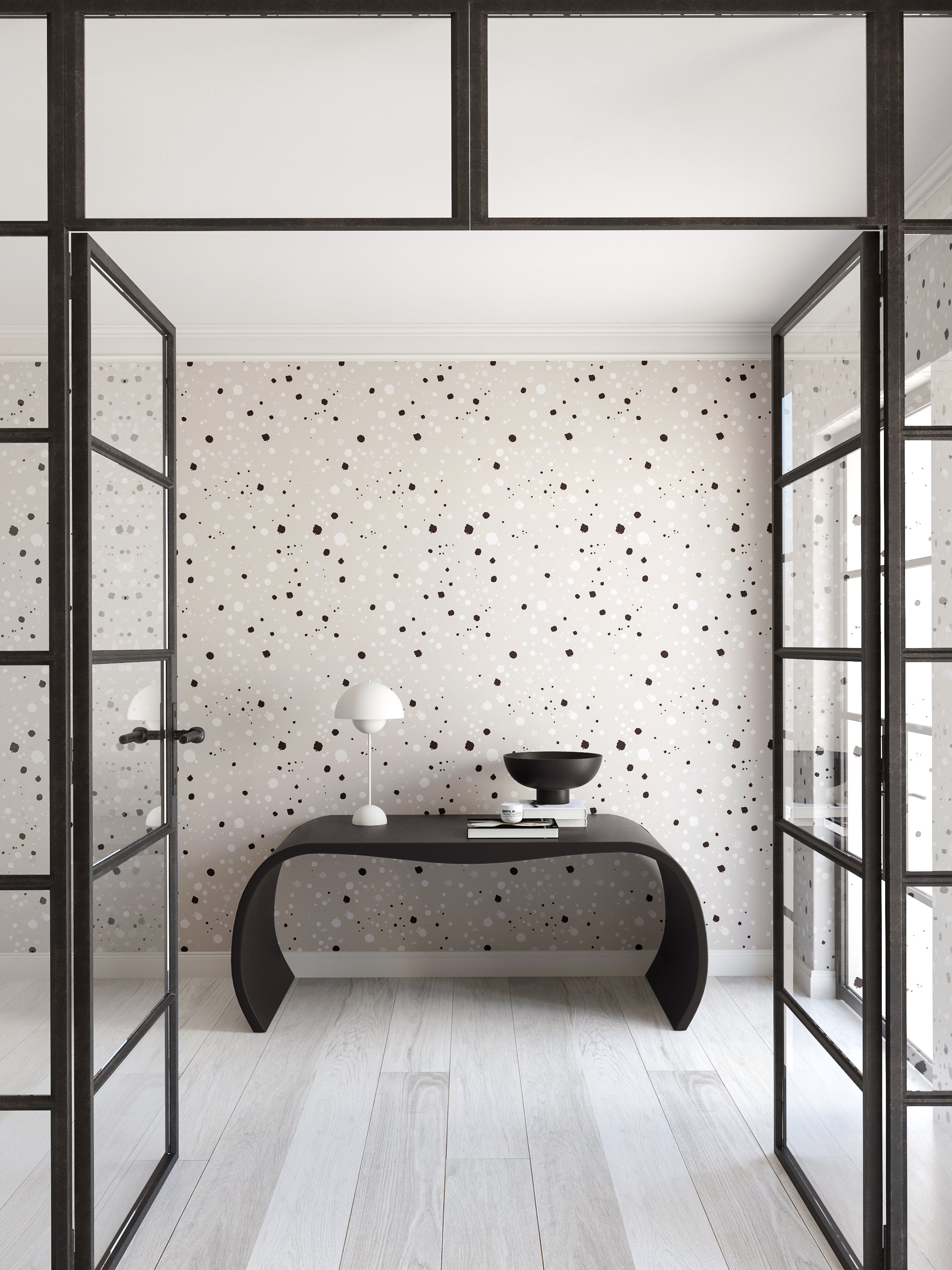 Ink Drop© Wallpaper in Stone