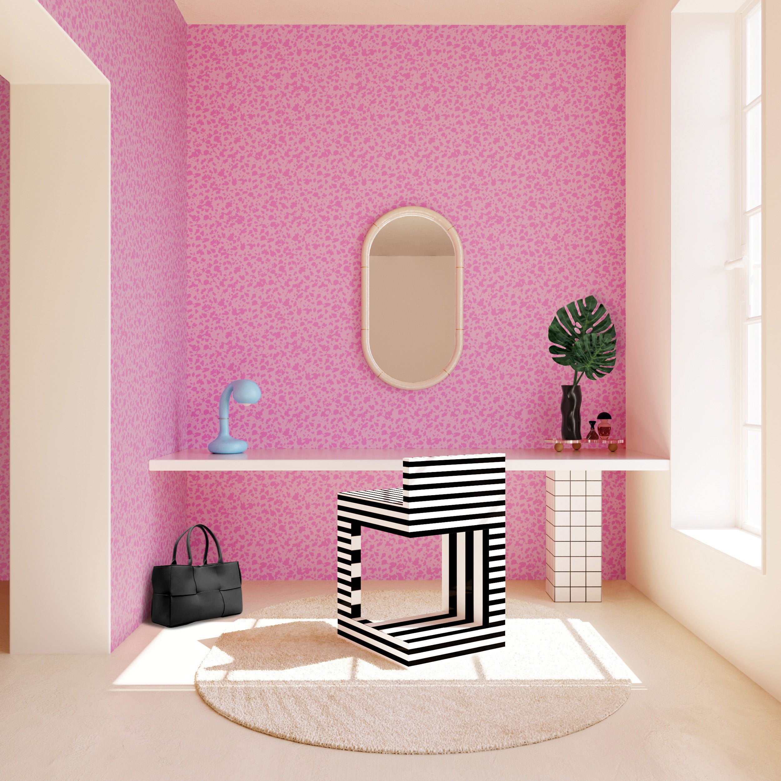 Milano© Wallpaper in Pretty in Pink