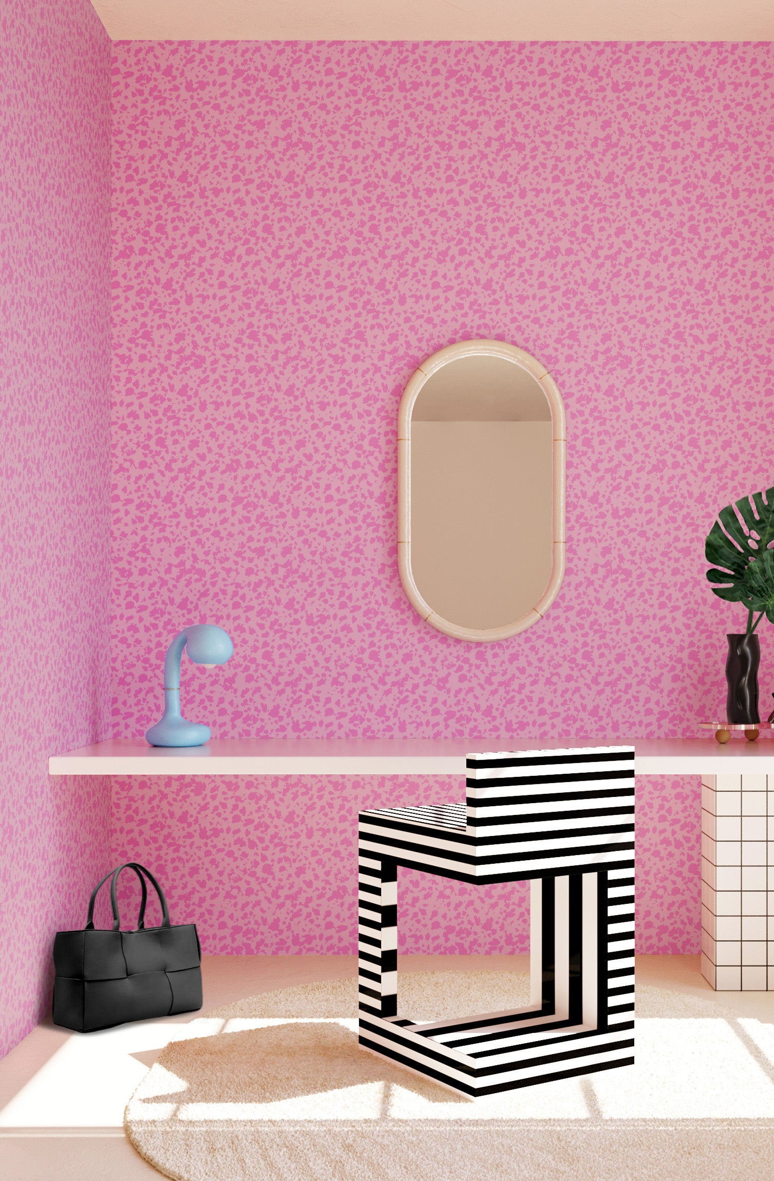 Milano© Wallpaper in Pretty in Pink