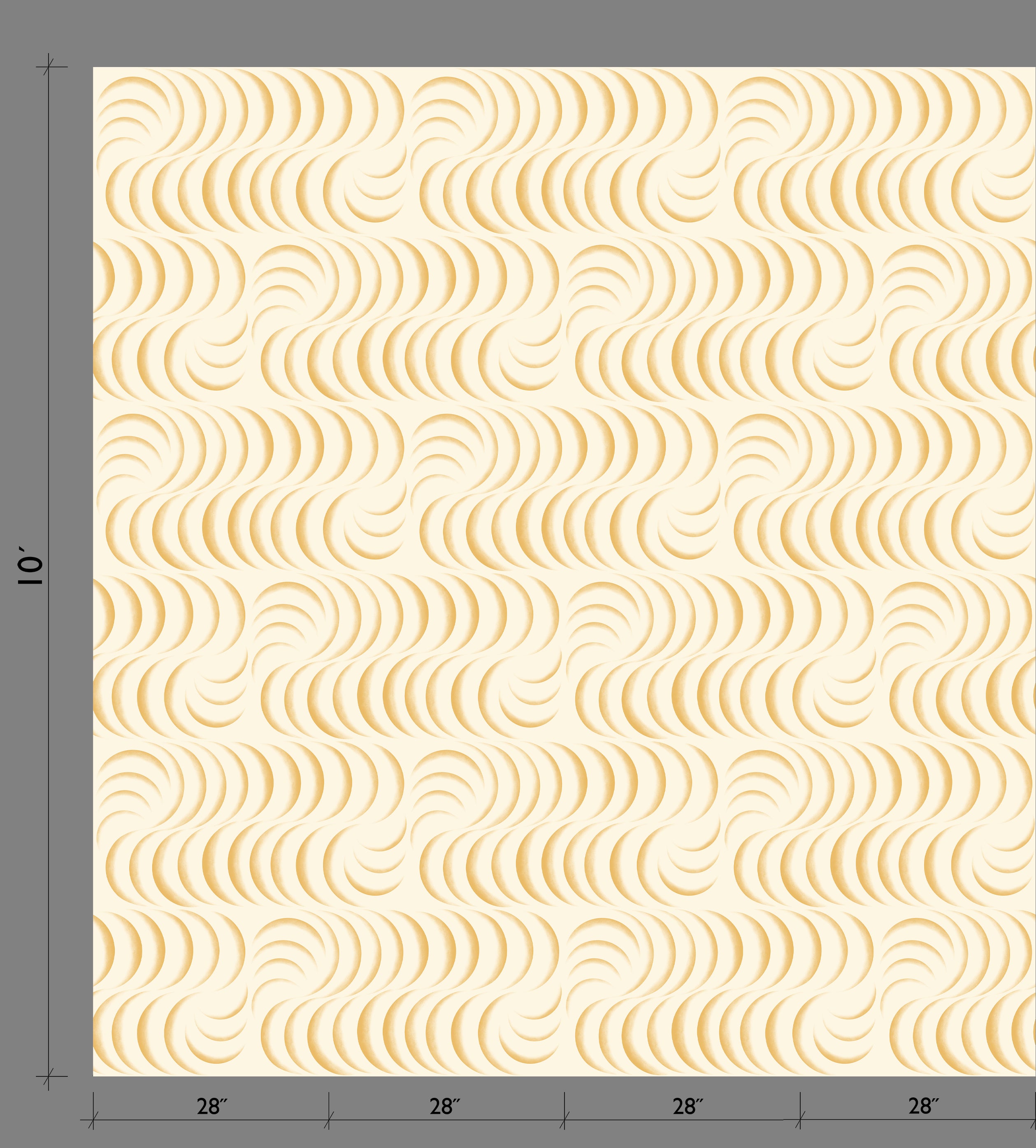 Petite Coque© Wallpaper in Sunkist