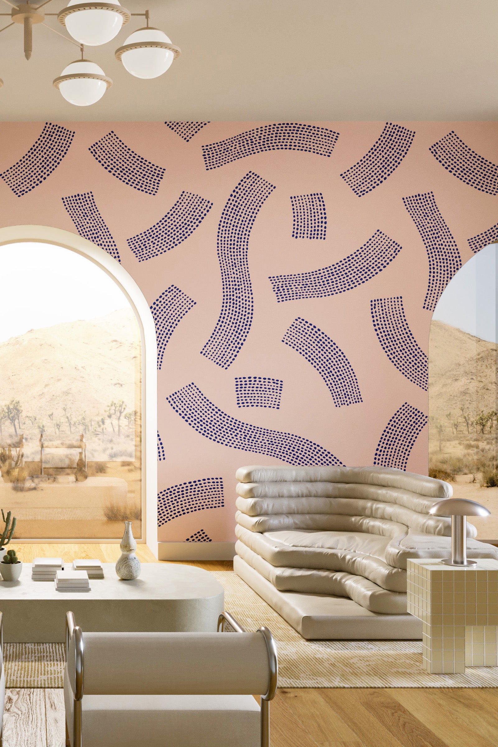 Saguaro© Wallpaper in Country Blue