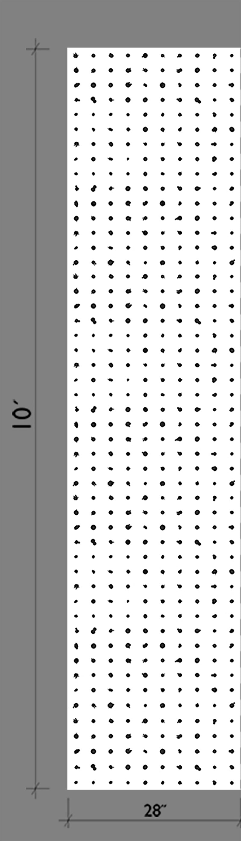 The Dotted Line© Wallpaper in Black + White from drop it MODERN.