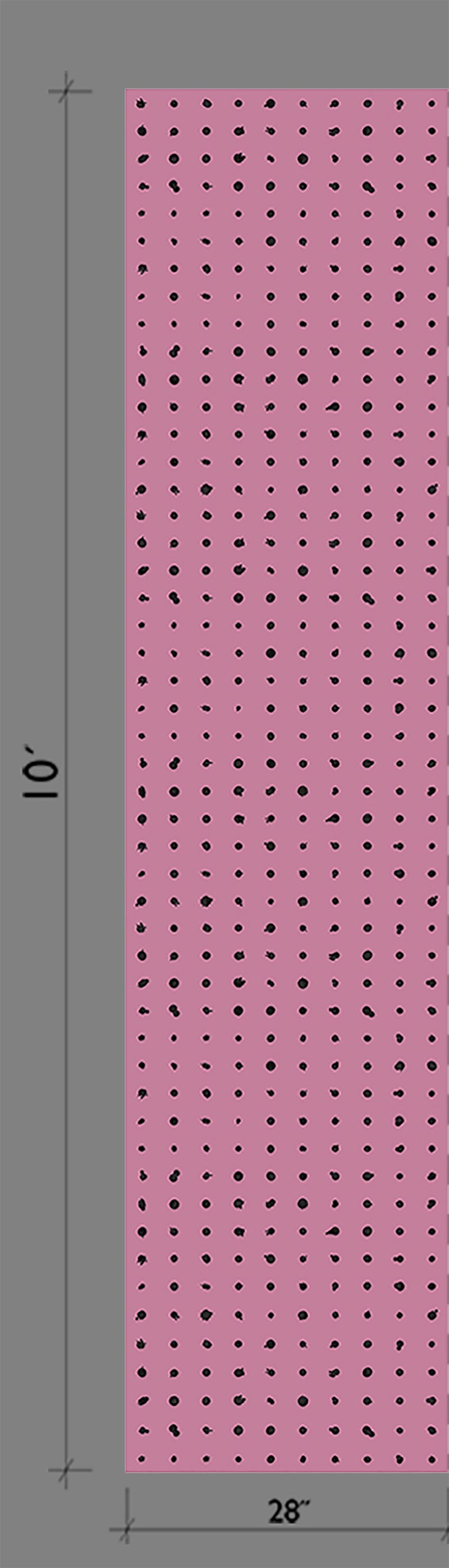 The Dotted Line© Wallpaper in Purple from drop it MODERN.