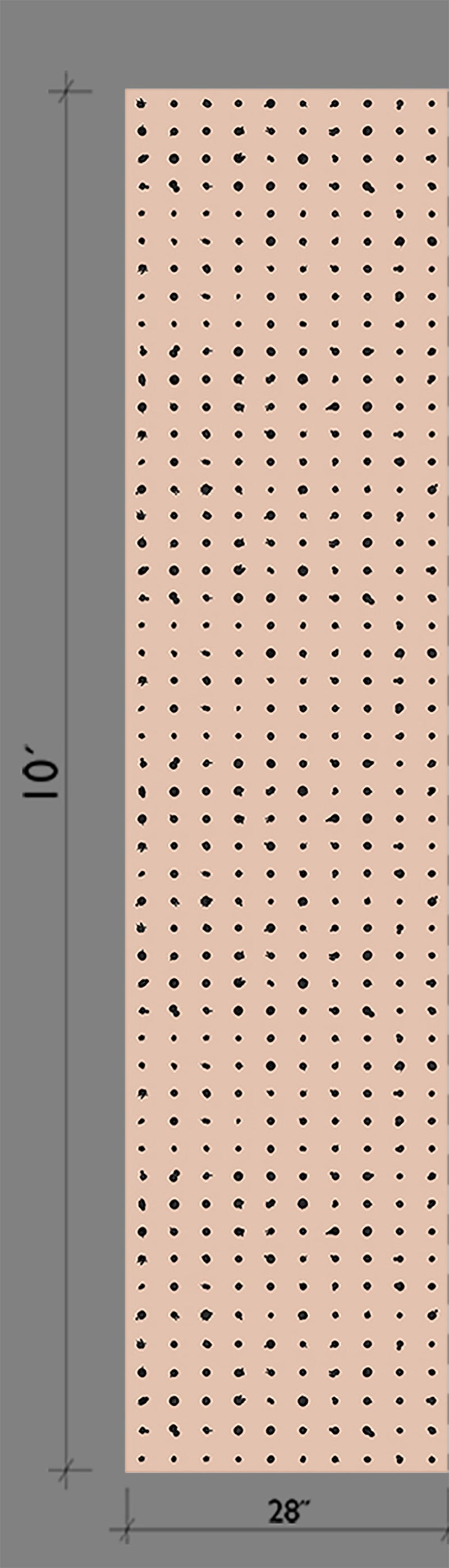 The Dotted Line© Wallpaper in Nude from drop it MODERN.