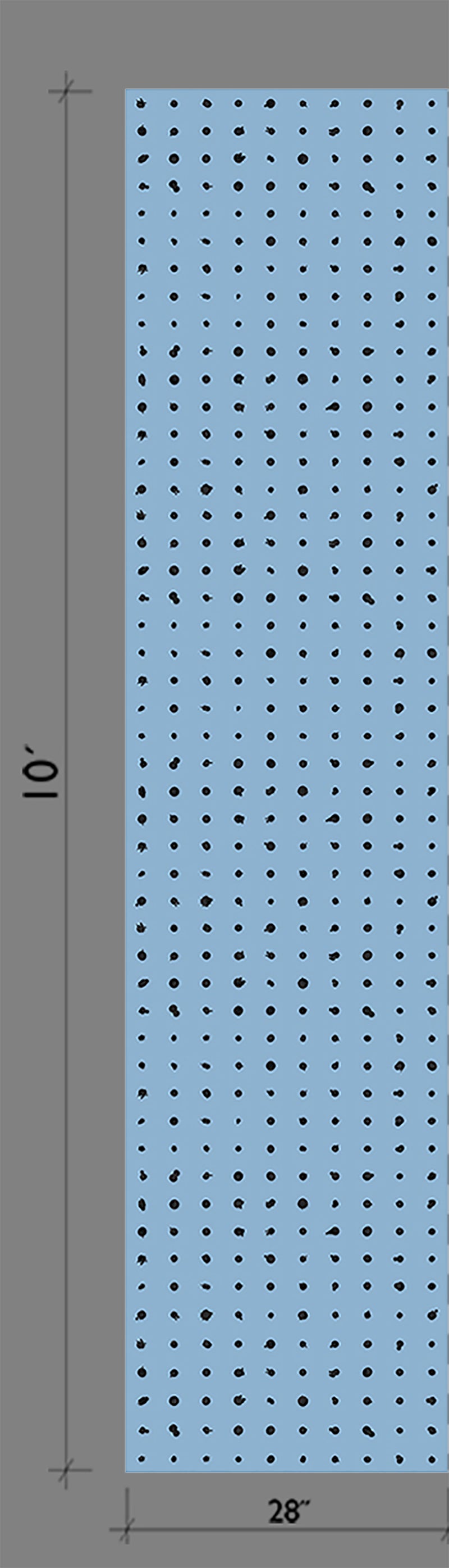 The Dotted Line© Wallpaper in Powder Blue from drop it MODERN.