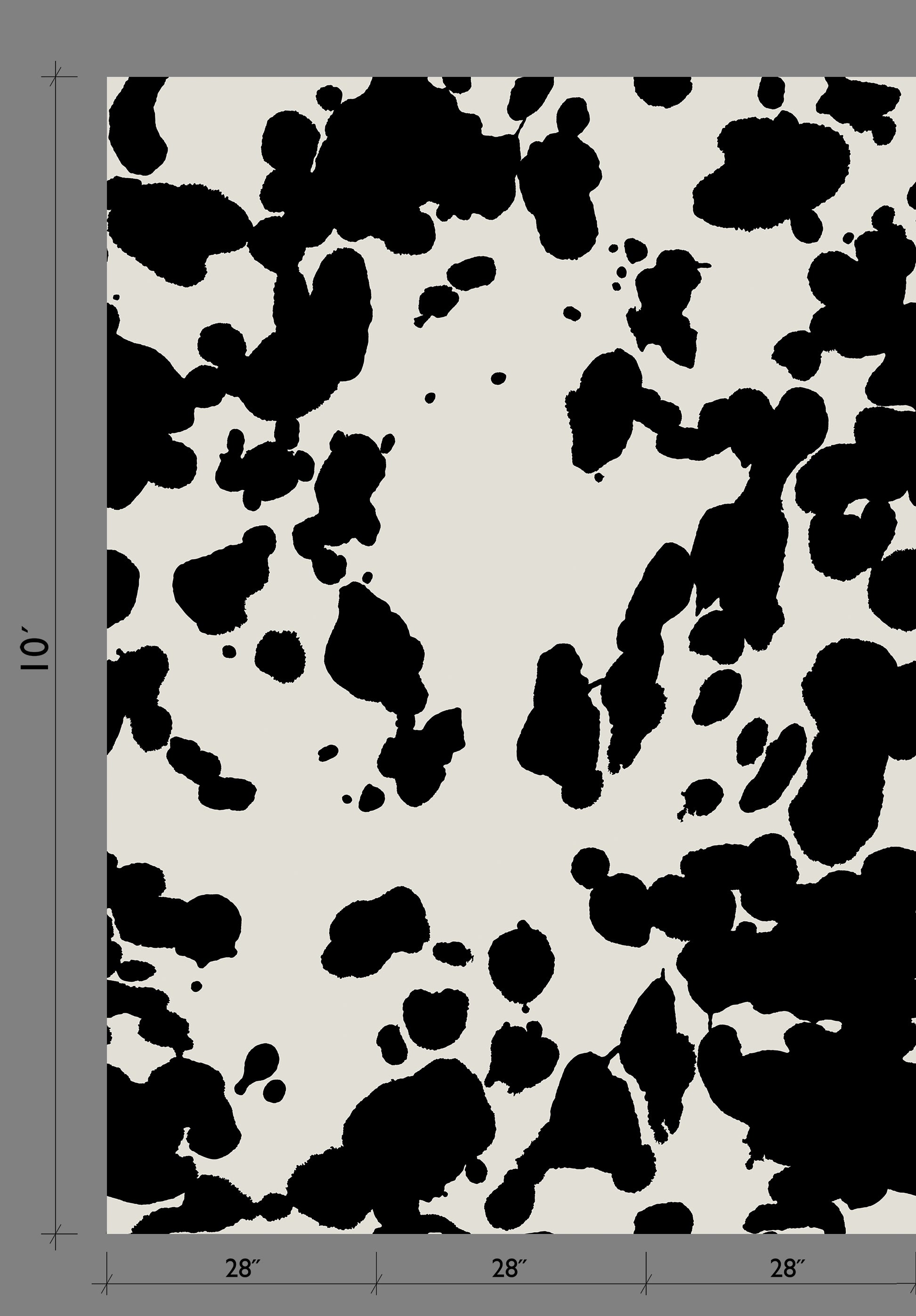 Bovine© Wallpaper in Alabaster