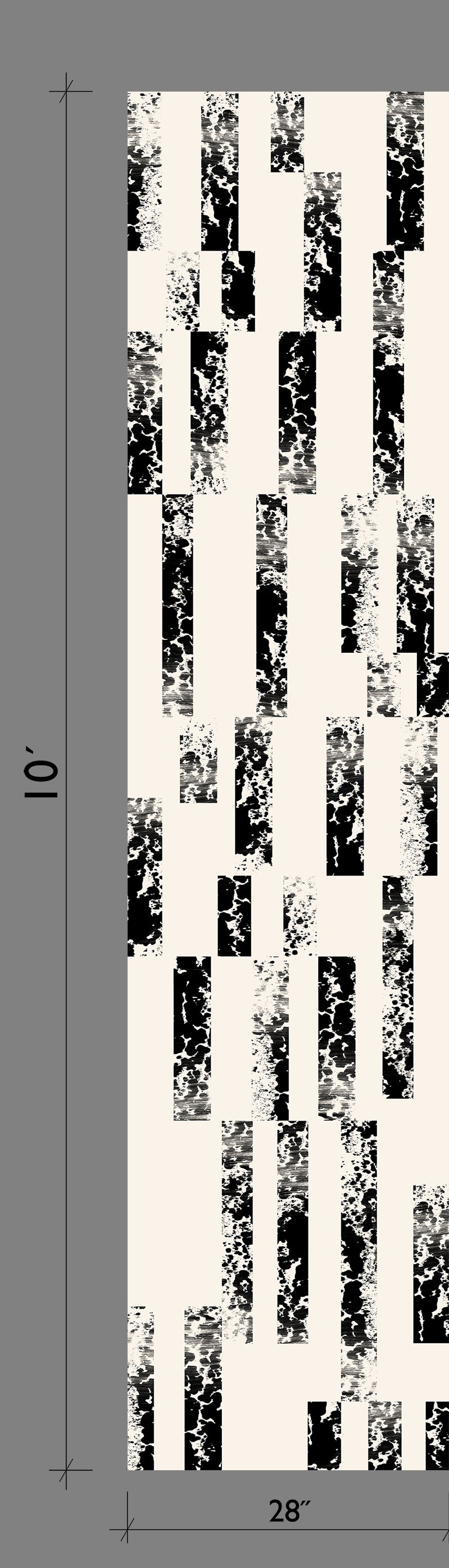 Corral© Wallpaper in Black + Cremé