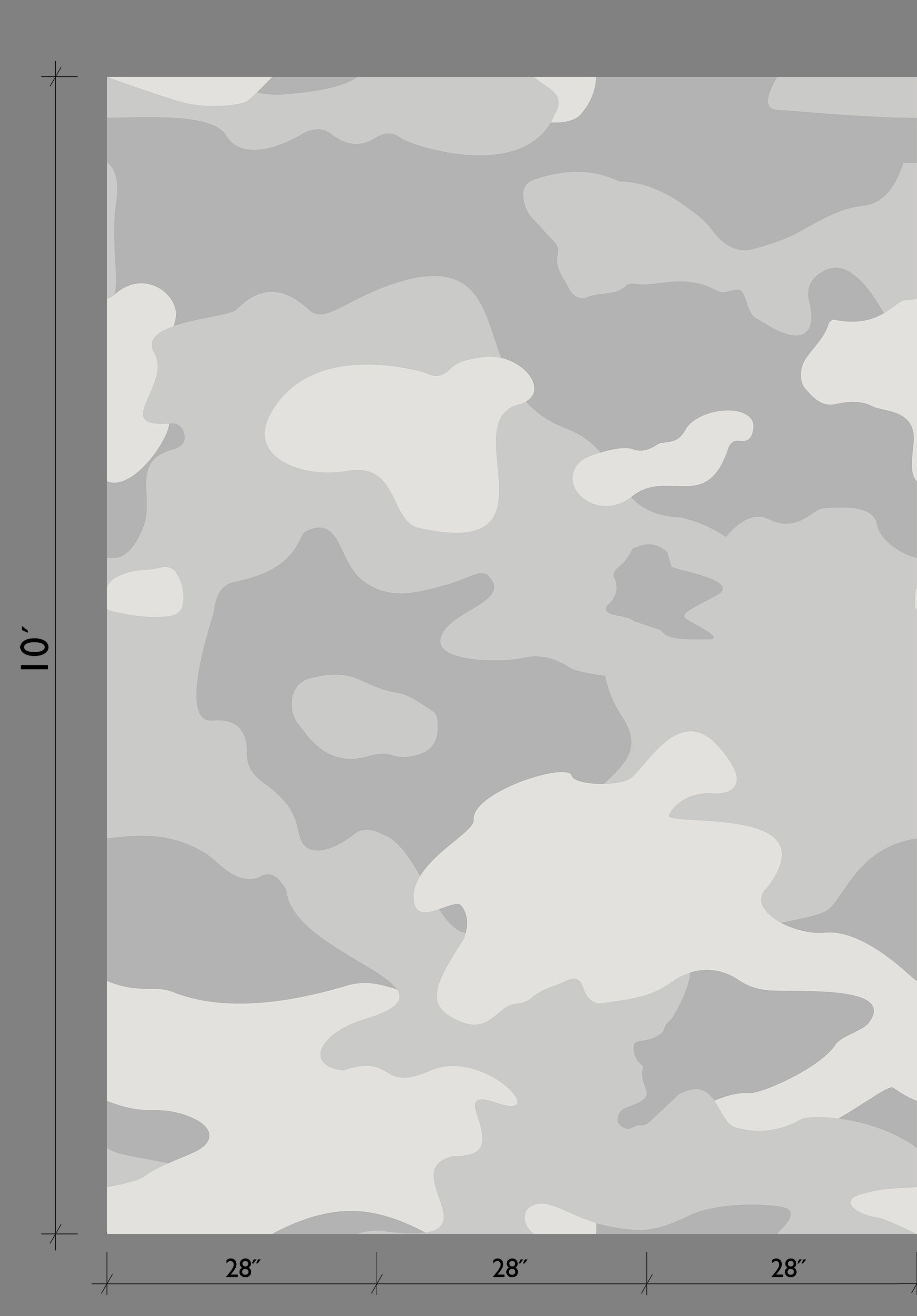 Camo© Wallpaper in Cement