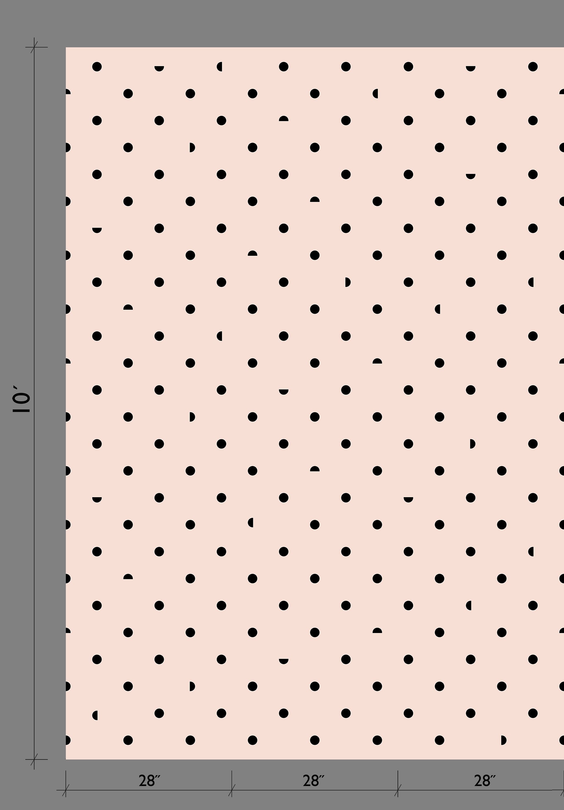 Pretty Woman© Wallpaper in Flamingo + Black