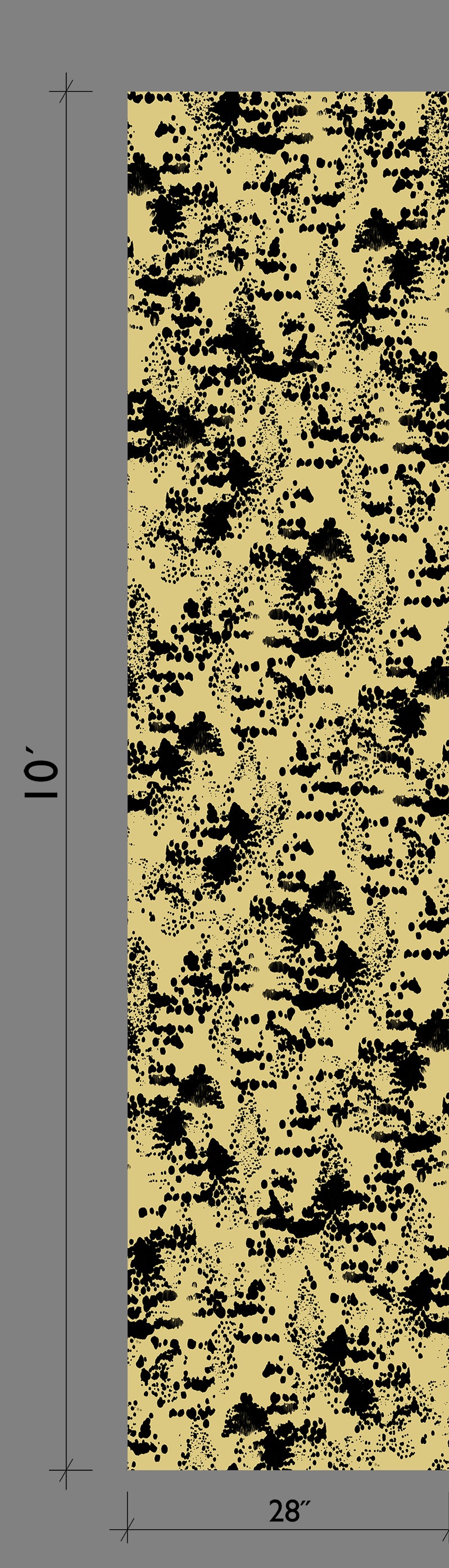 Snakeskin© Wallpaper in Gold Rush