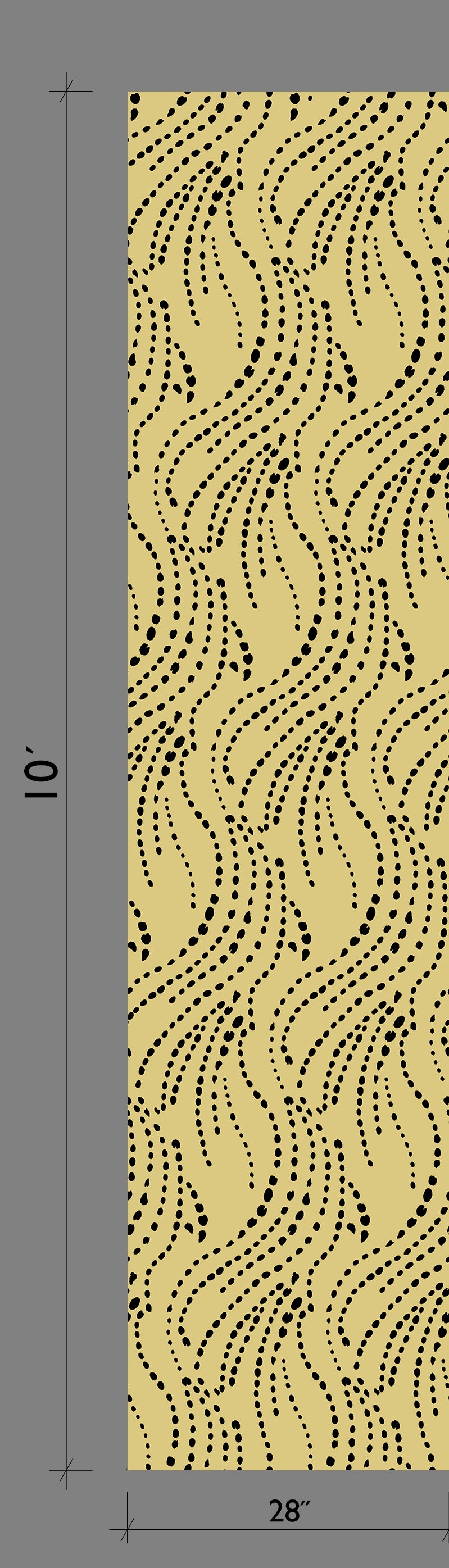 Branding Iron© Wallpaper in Gold Rush