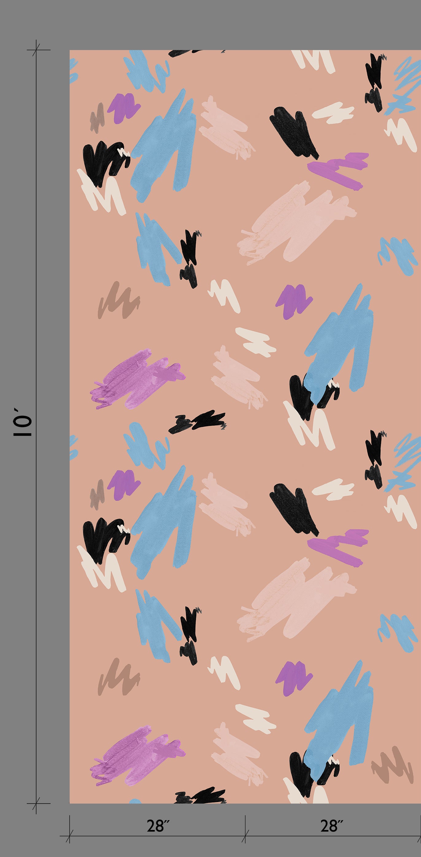 The Hieroglyphics© Wallpaper in Clay template from drop it MODERN