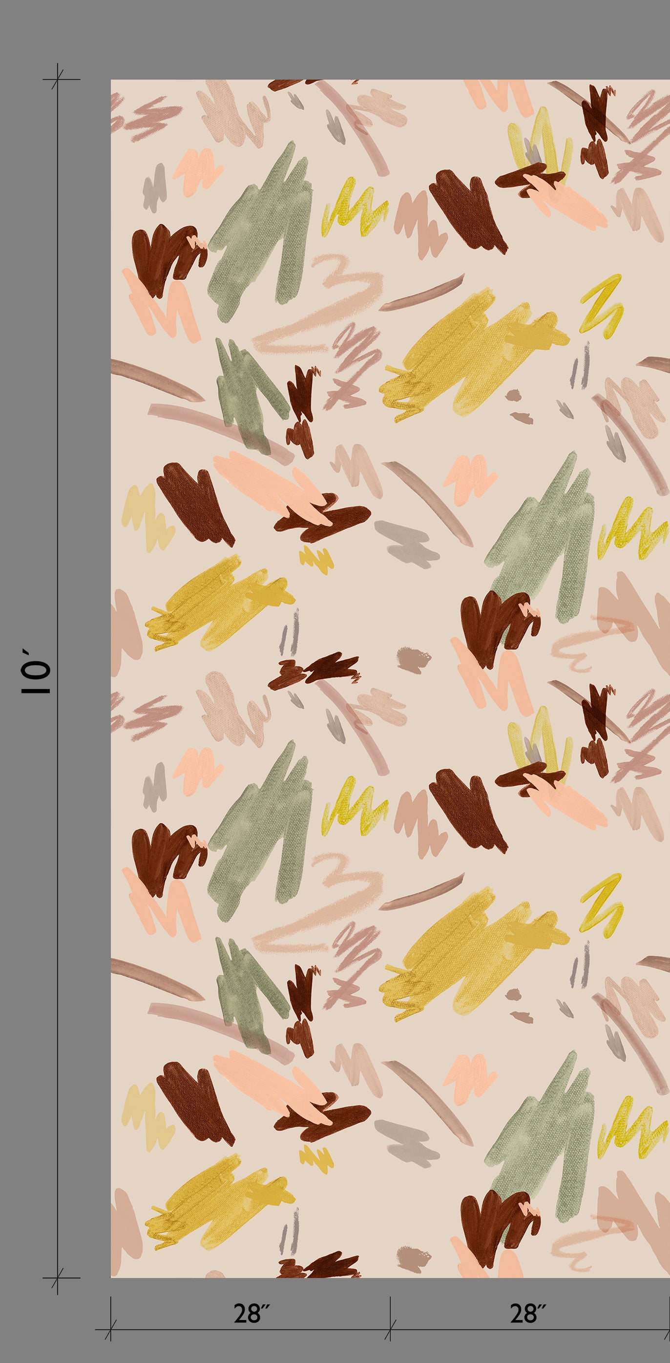 The Hieroglyphics© Wallpaper in Garden template from drop it MODERN