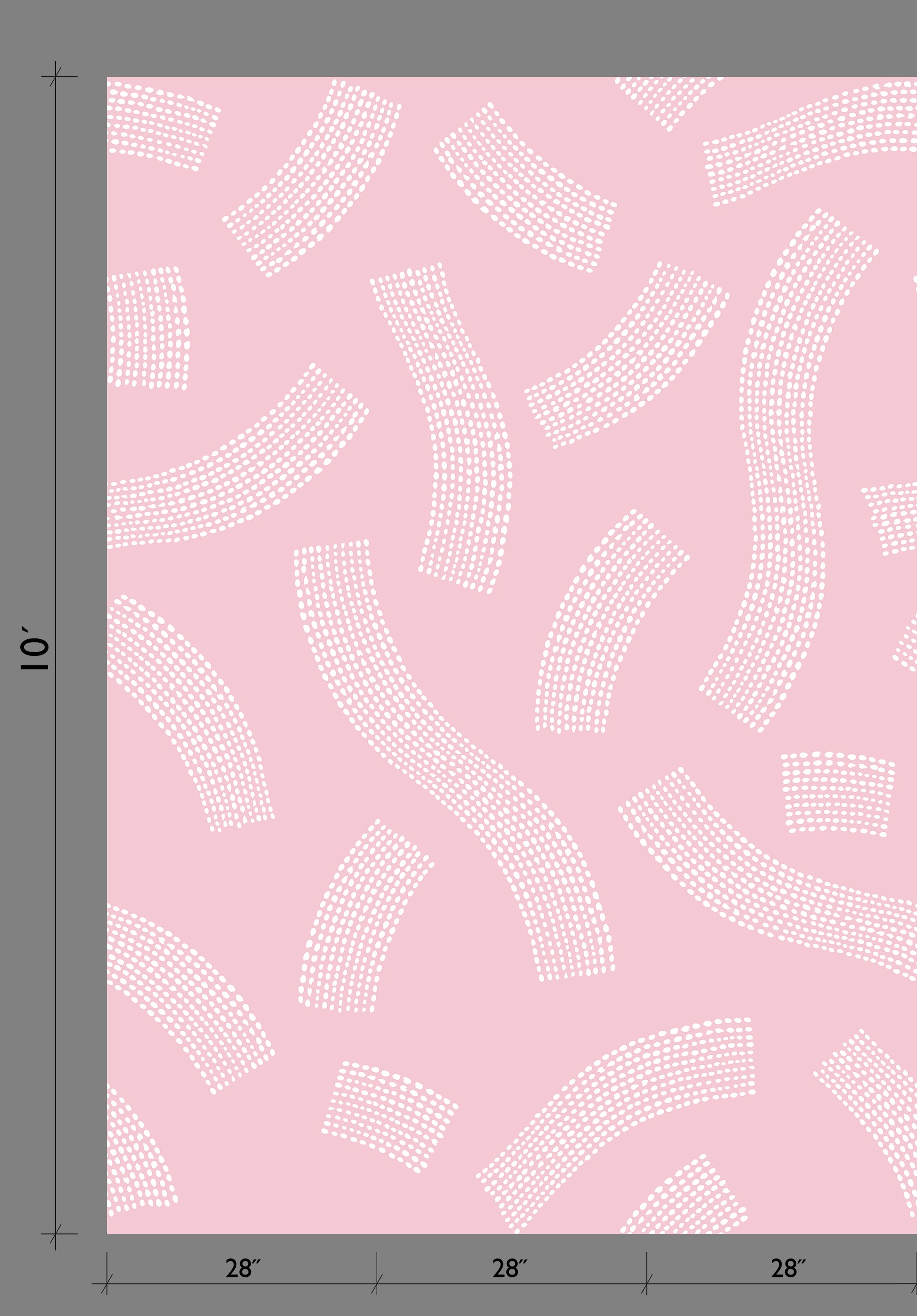 Saguaro© Wallpaper in Pink+White