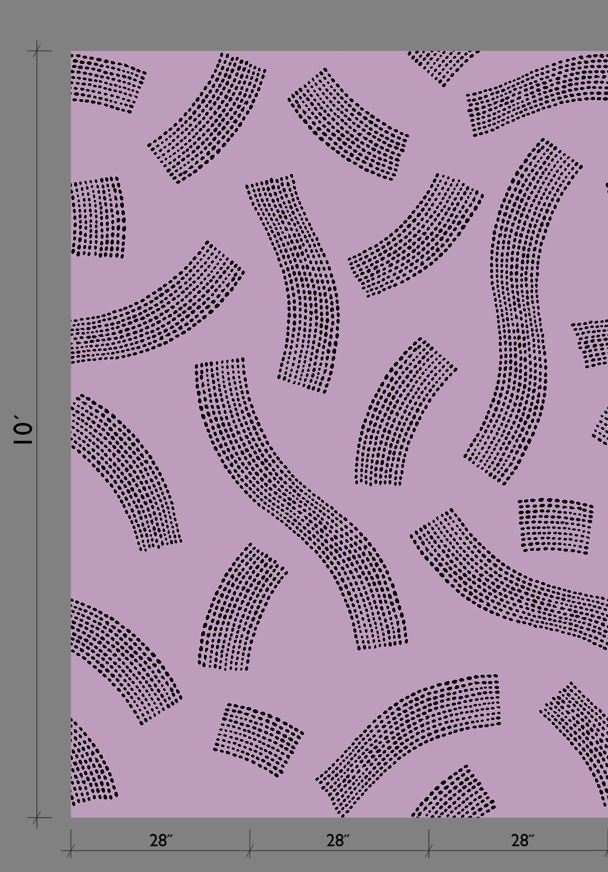 Saguaro© Wallpaper in Purple+Black