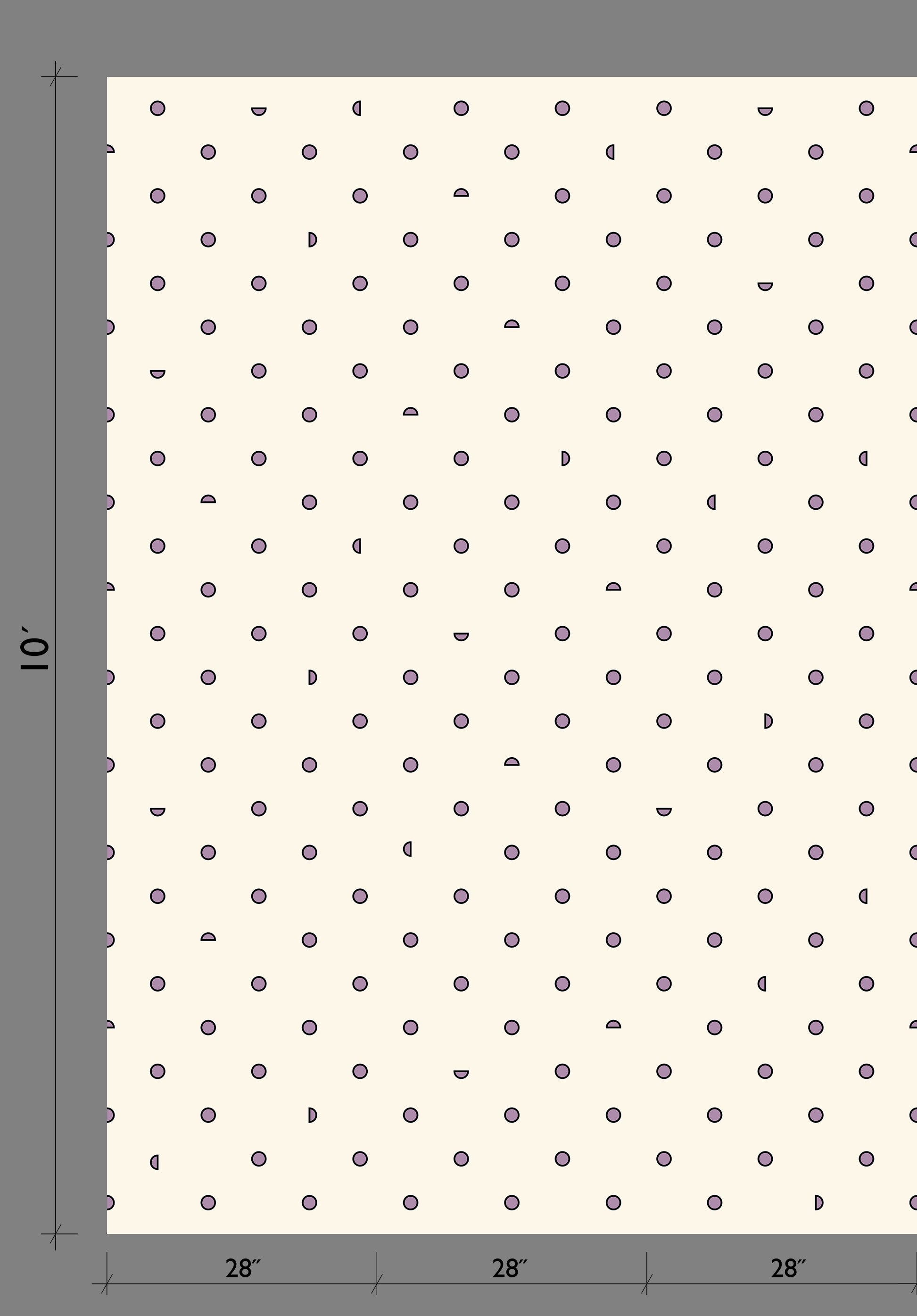 Pretty Woman© Wallpaper in Purple Rain + Cremé