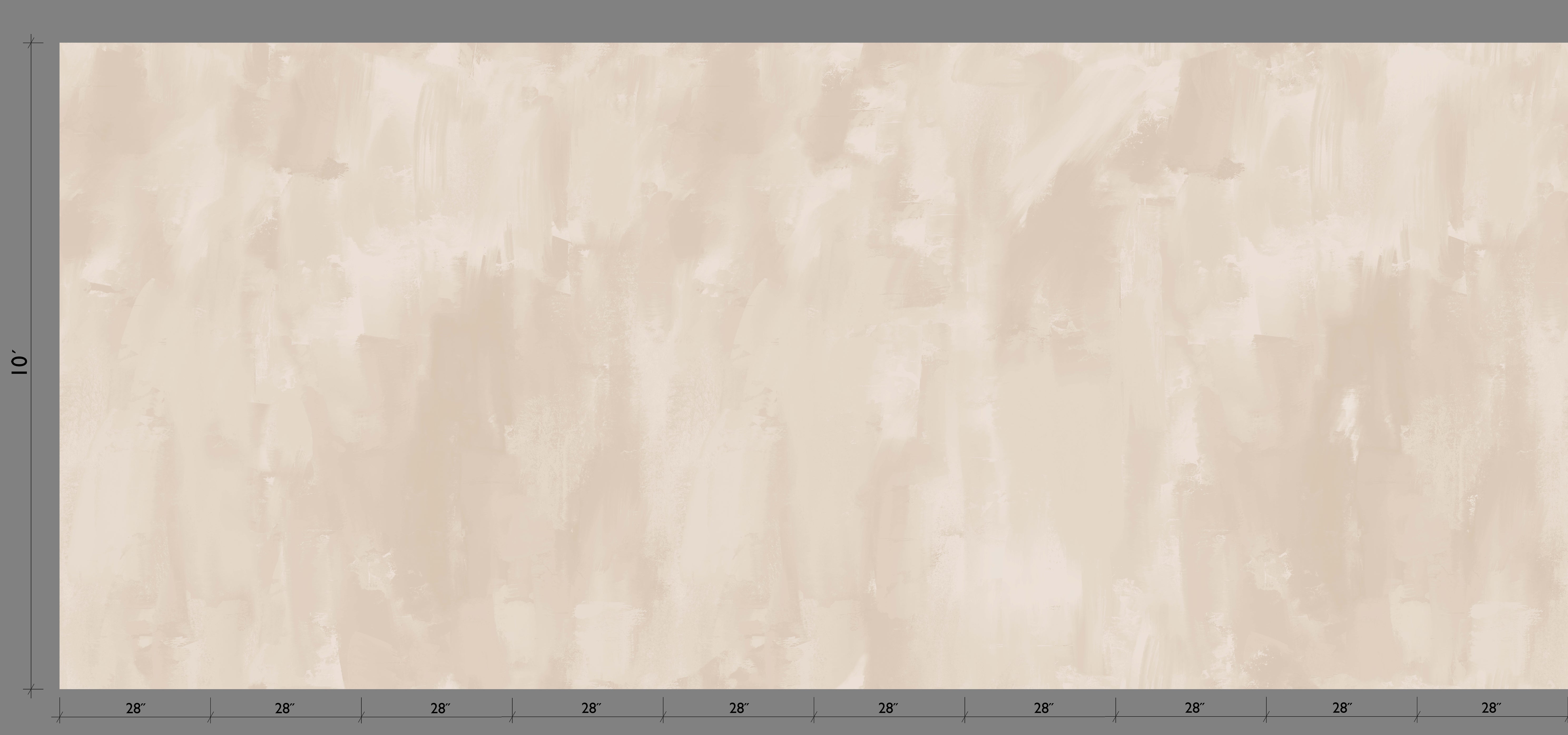 Rock Steady© Mural Wallpaper in Linen