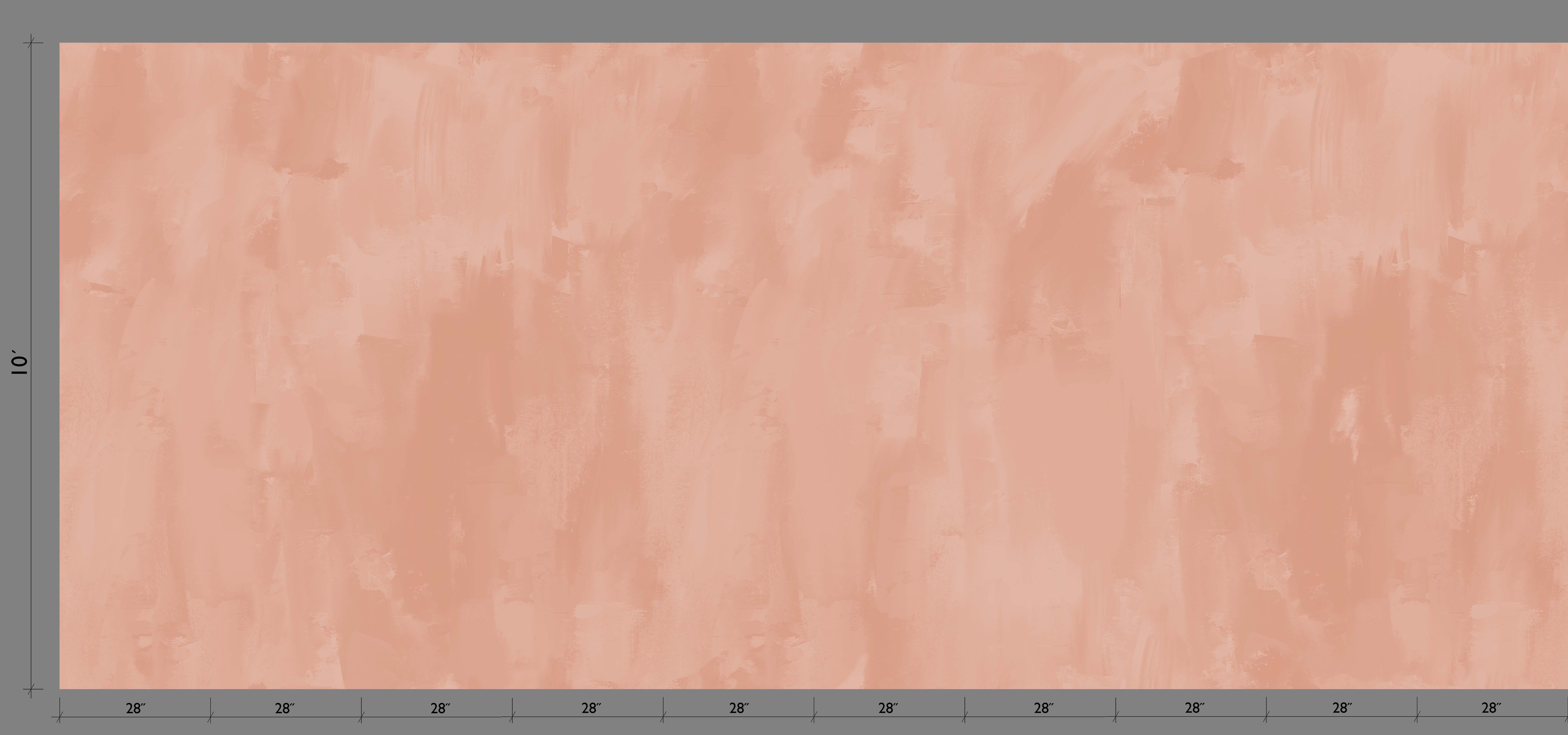 Rock Steady© Mural Wallpaper in Terracotta