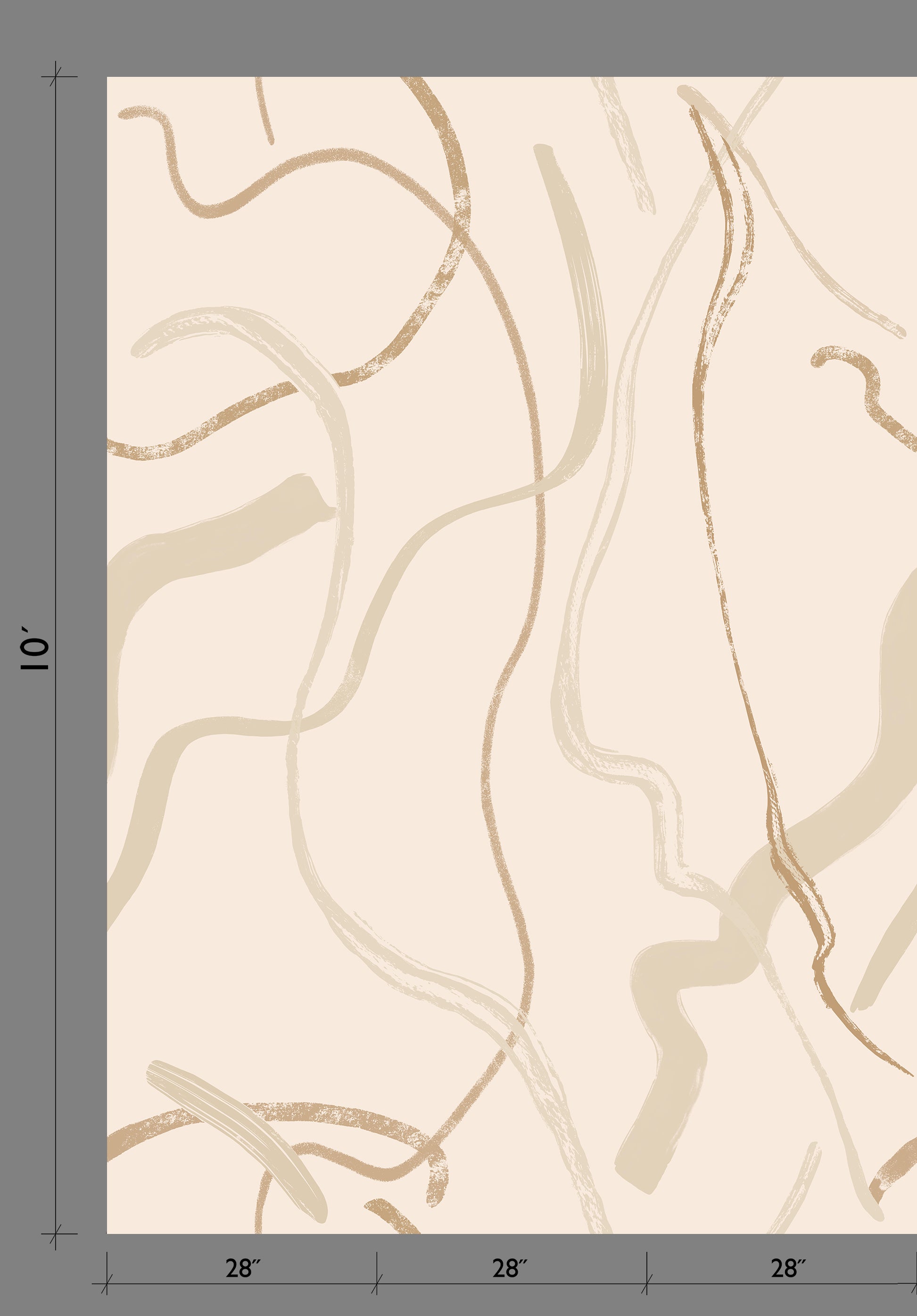 Terrain© Mural Wallpaper in Sand