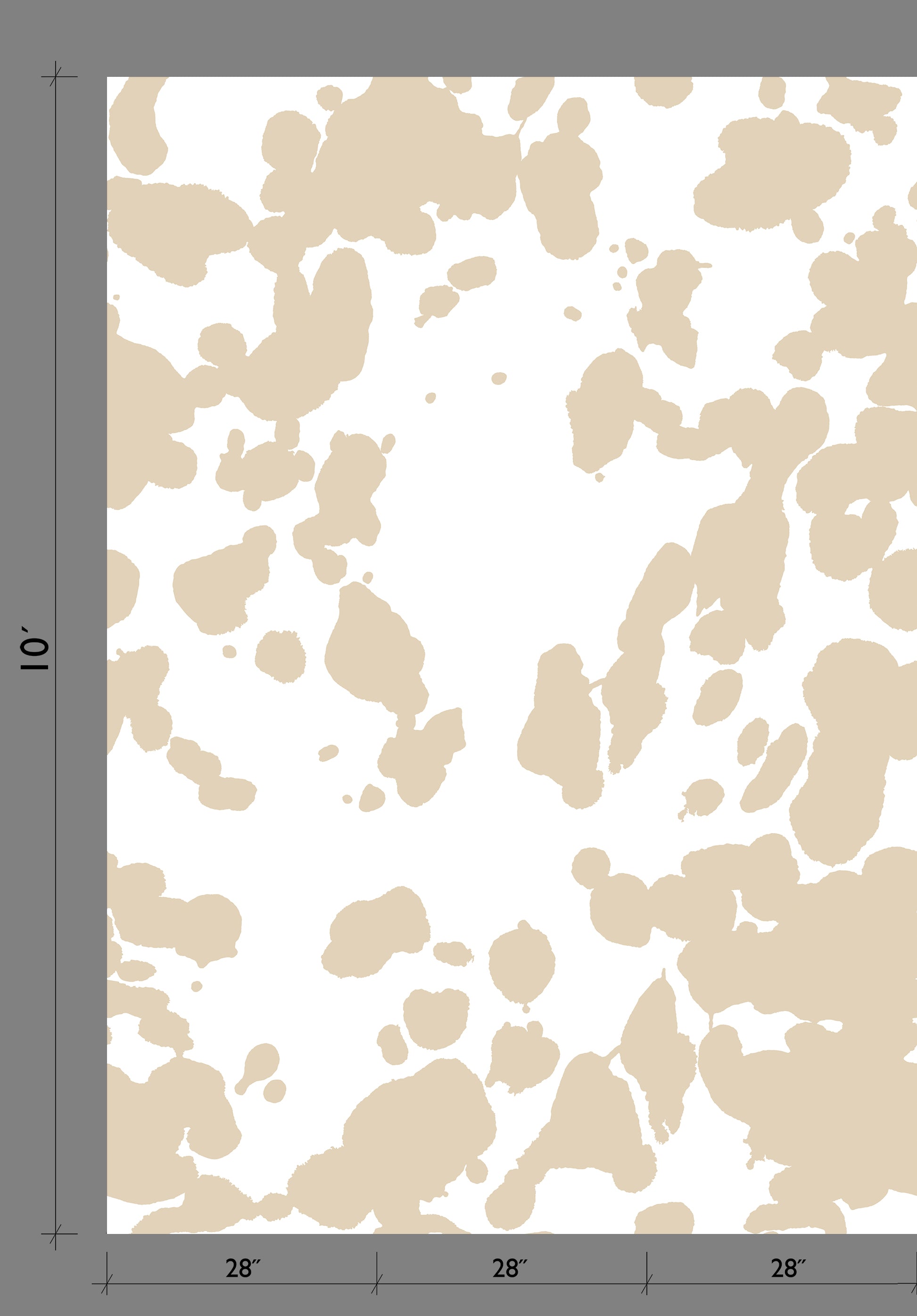 Bovine© Wallpaper in Sand