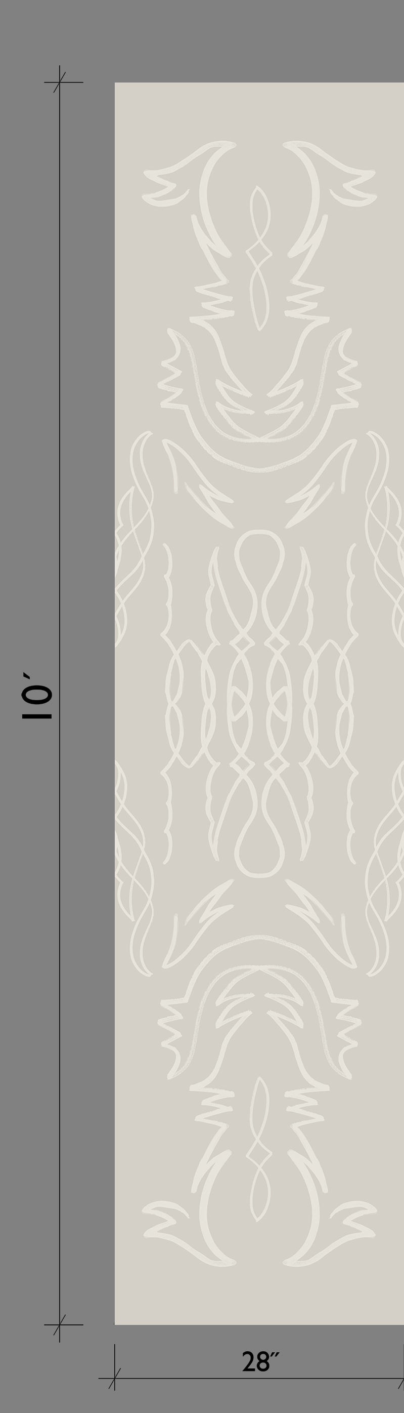 Side Saddle© Wallpaper in Slate