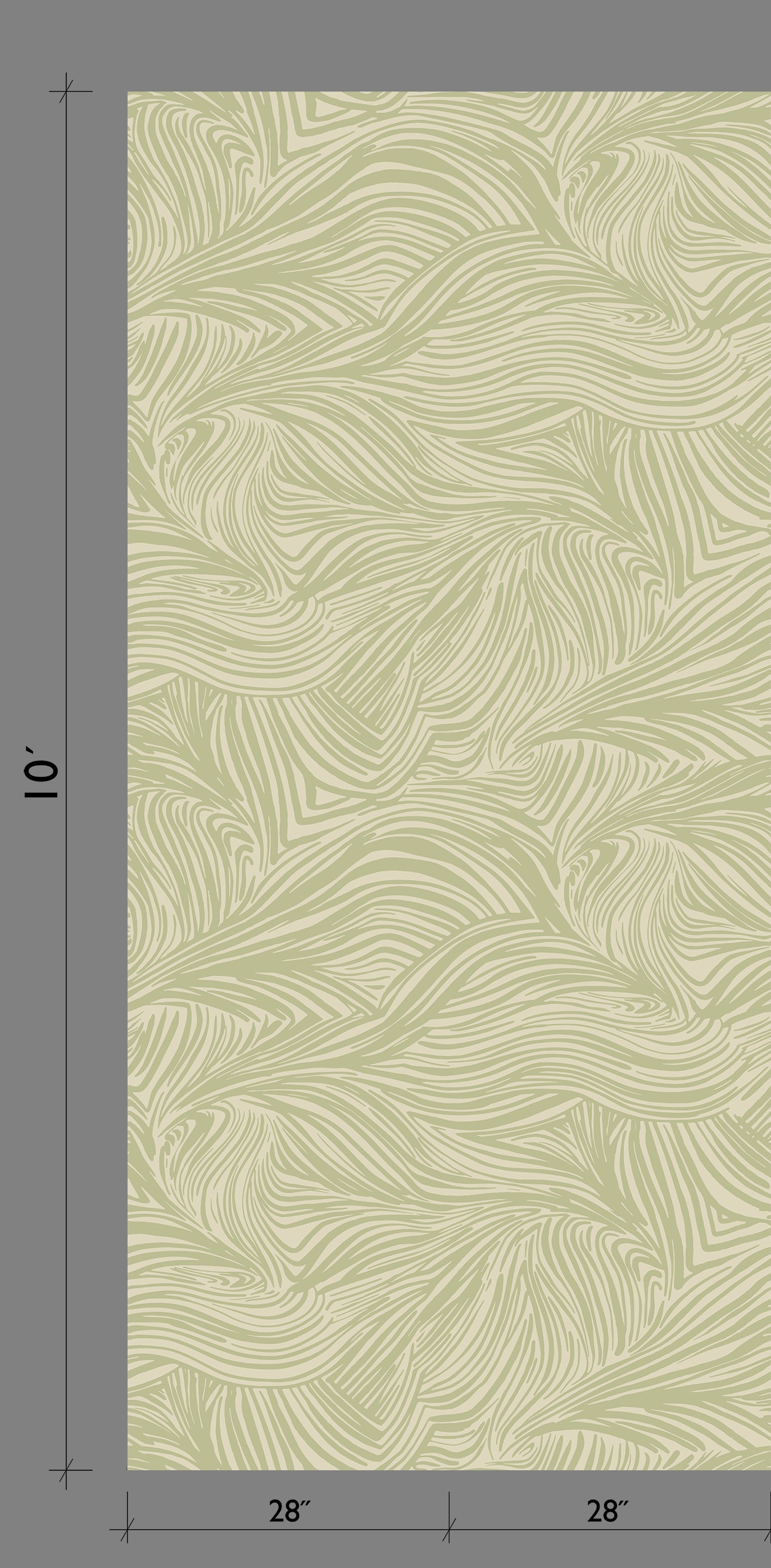 Hay Bale© Wallpaper in Stonecrop