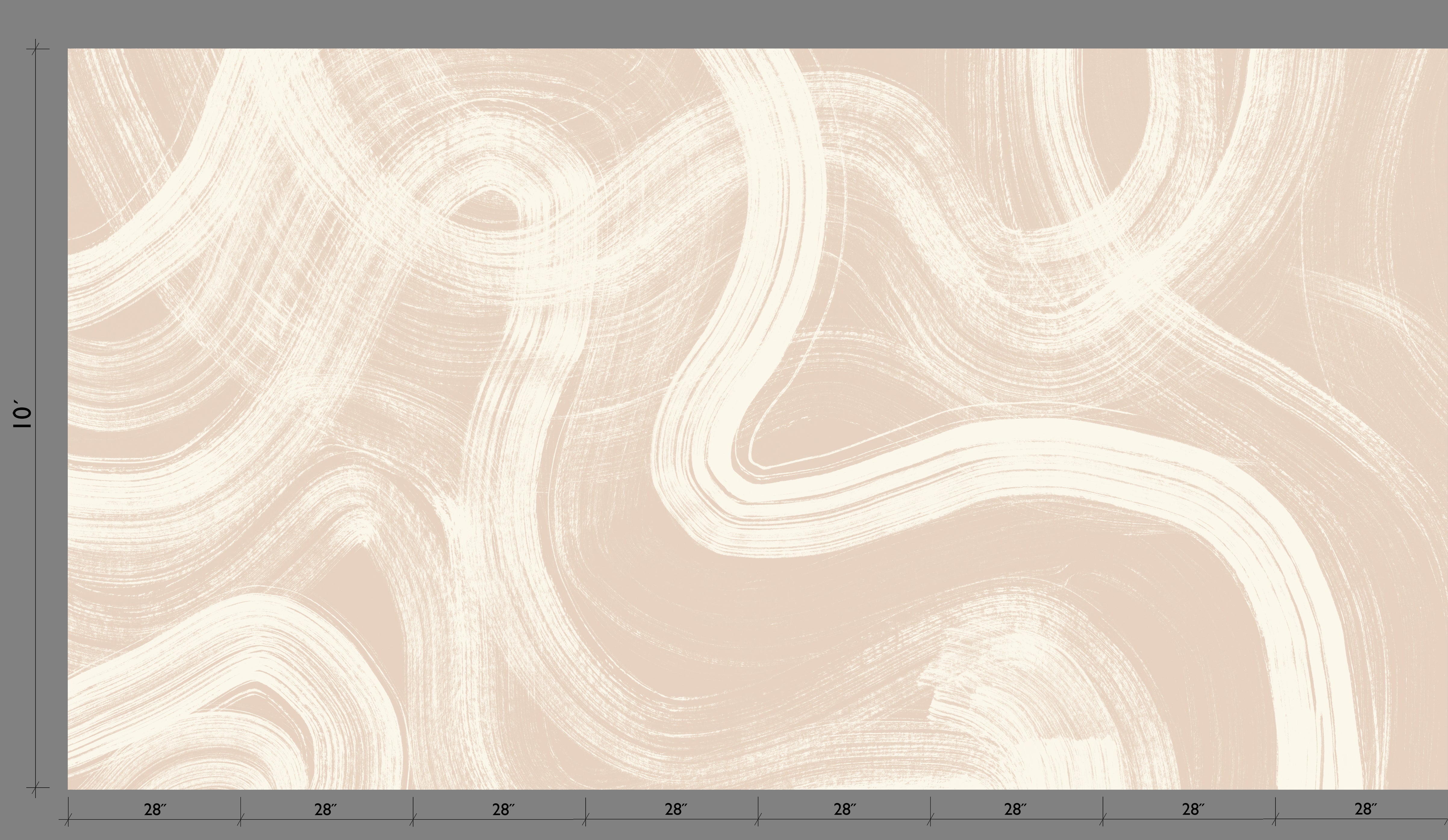 Sediment #1© Mural Wallpaper in Camel