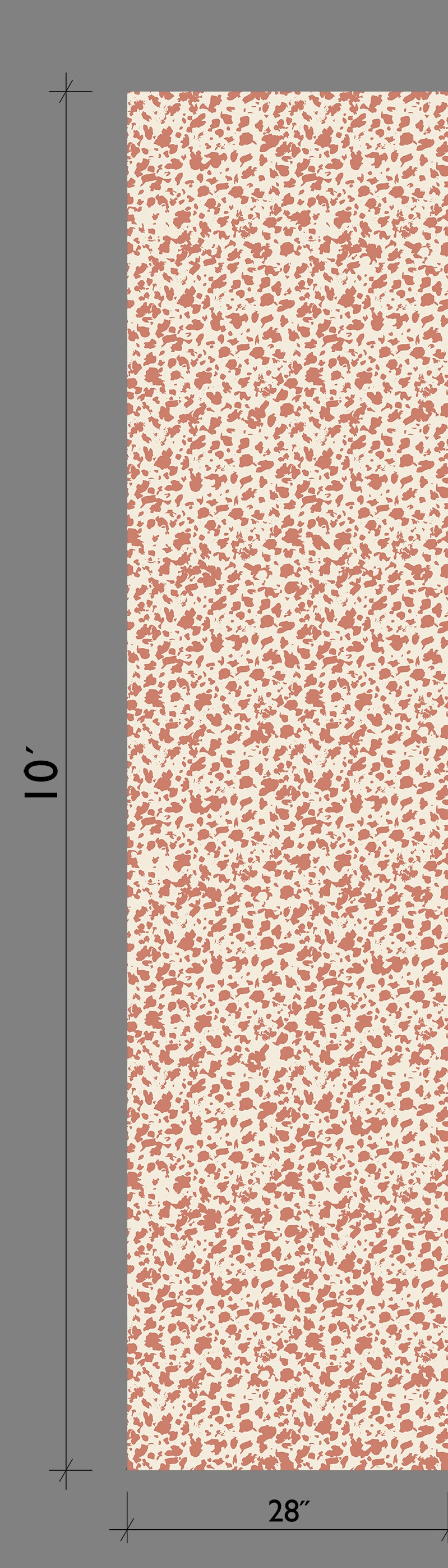 Milano© Wallpaper in Strawberry Kiss + Cremé