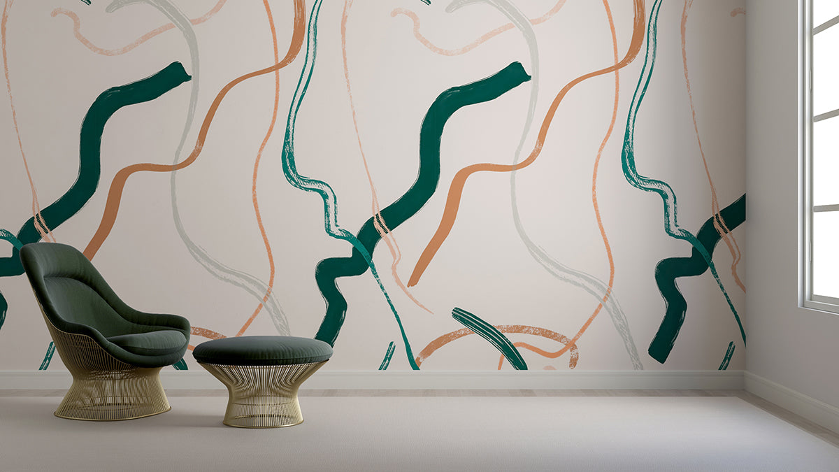 Terrain© Mural Wallpaper in Nile